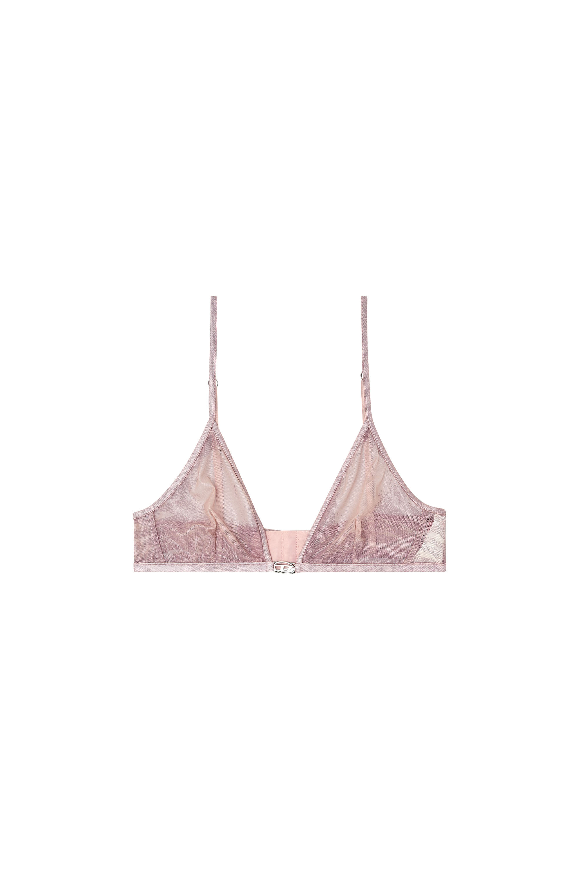 Diesel - LUNA-GFT, Woman's Triangle nylon bra in Pink - 4