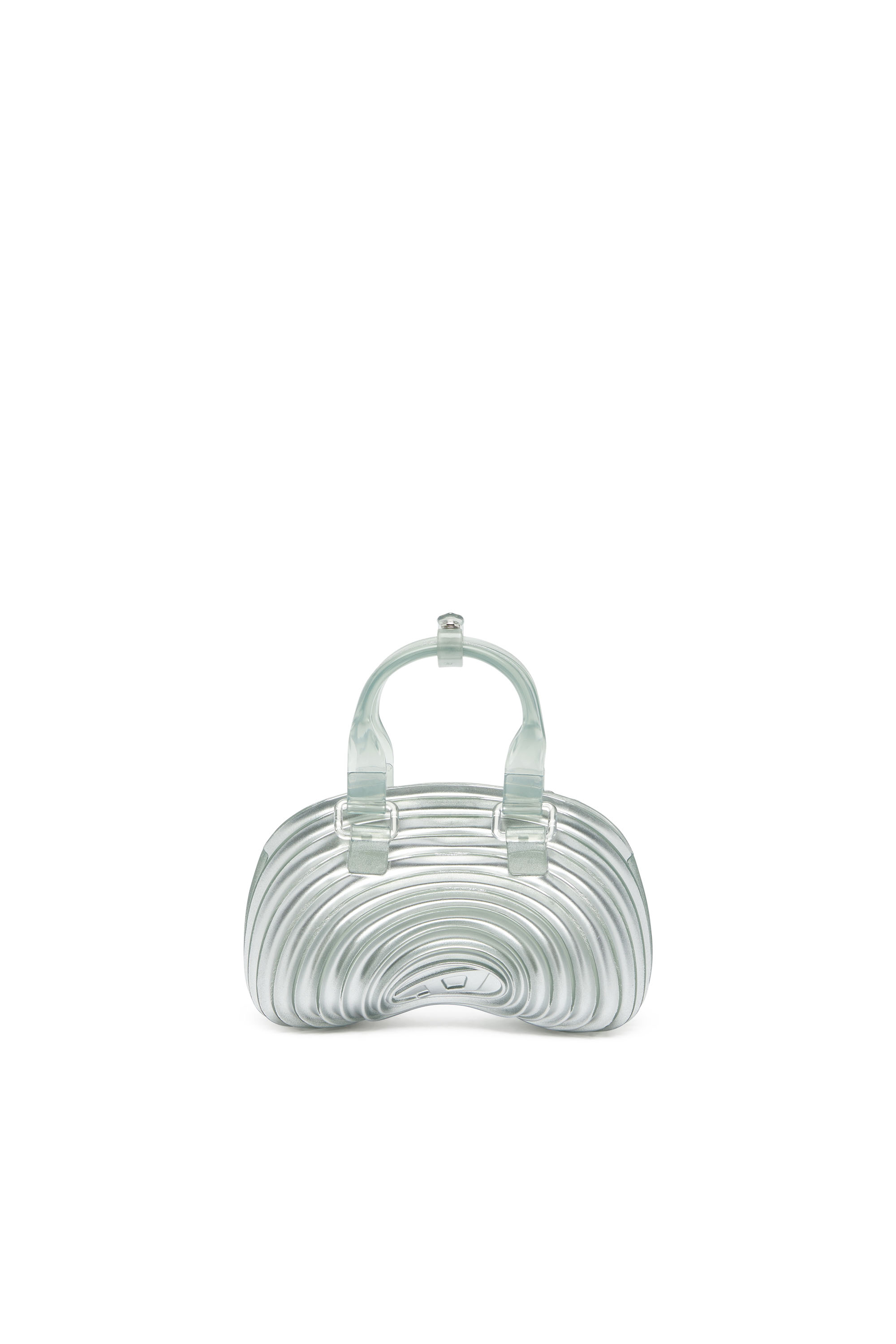 Diesel - MELISSA QUANTUM DOME, Woman's Quantum Dome - Handbag in Melflex&reg; in Silver - 4