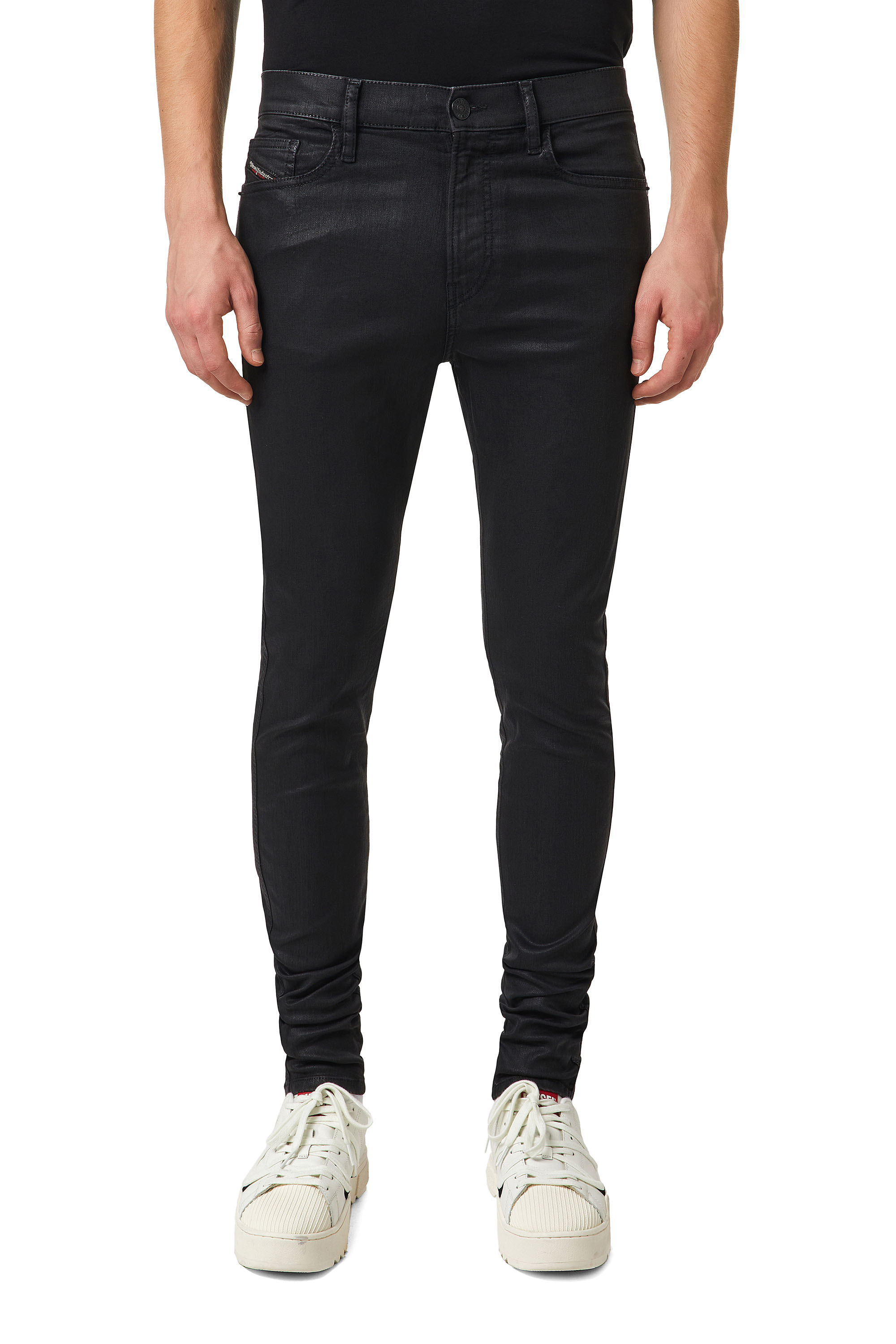 D-Istort 069YD, Black/Dark grey Diesel - D-Istort 069YD, Black/Dark grey - Jeans - Image 1