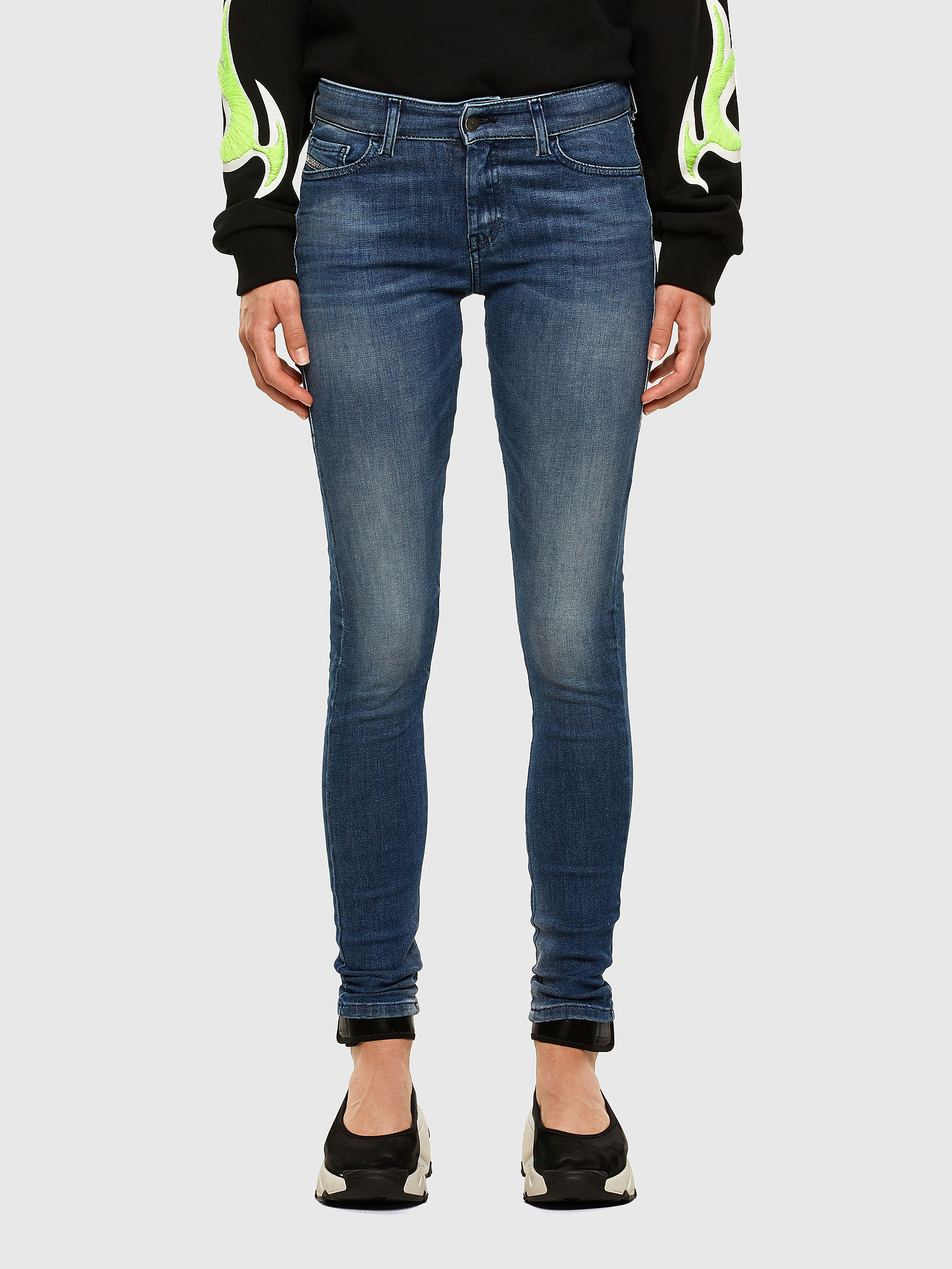 Slandy 009FF, Medium blue Diesel - Slandy 009FF, Medium blue - Jeans - Image 1