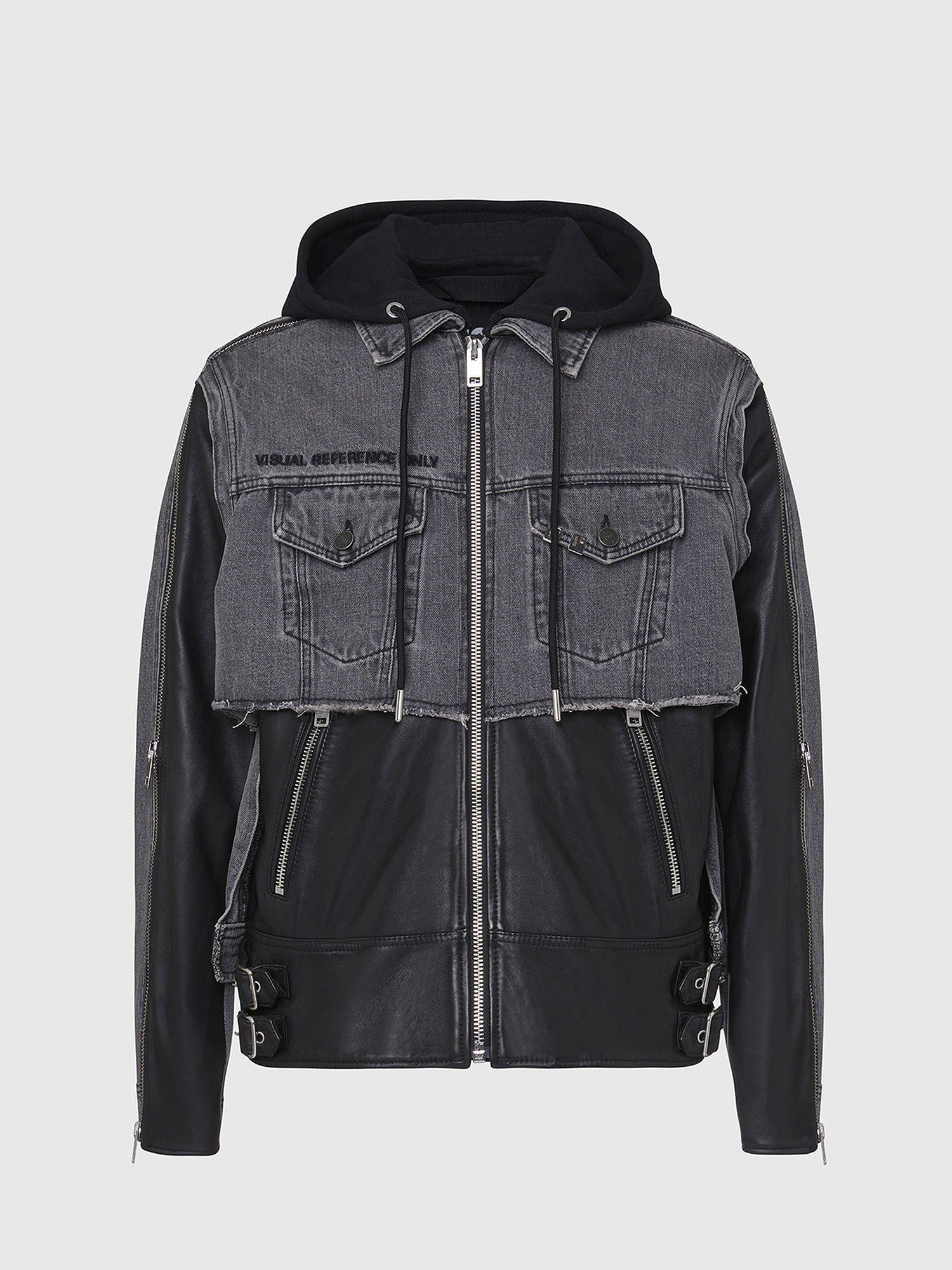 L-IVAN, Black Diesel - L-IVAN, Black - Leather jackets - Image 1