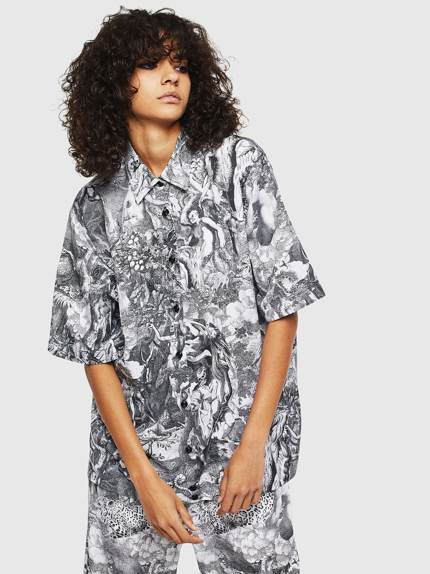 C-FRY, Black/White Diesel - C-FRY, Black/White - Shirts - Image 1