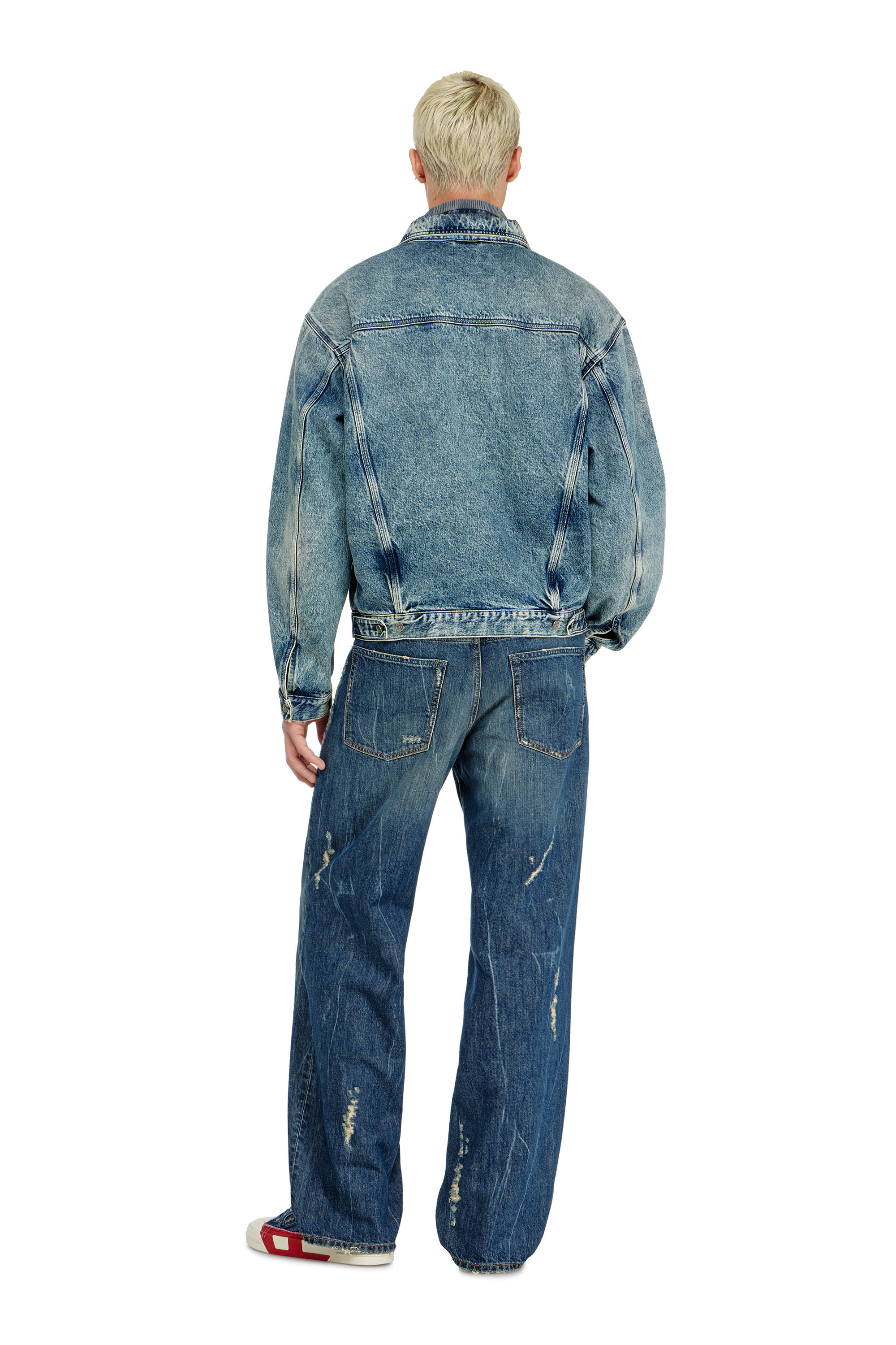 Diesel - Man's Relaxed Jeans 2001 D-Macro 09Q28, Medium blue - 3