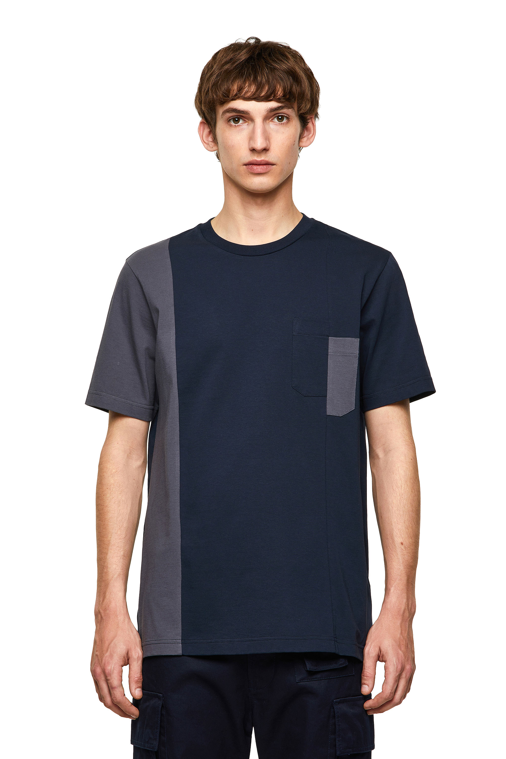 T-RISEN-B1, Dark Blue Diesel - T-RISEN-B1, Dark Blue - T-Shirts - Image 1