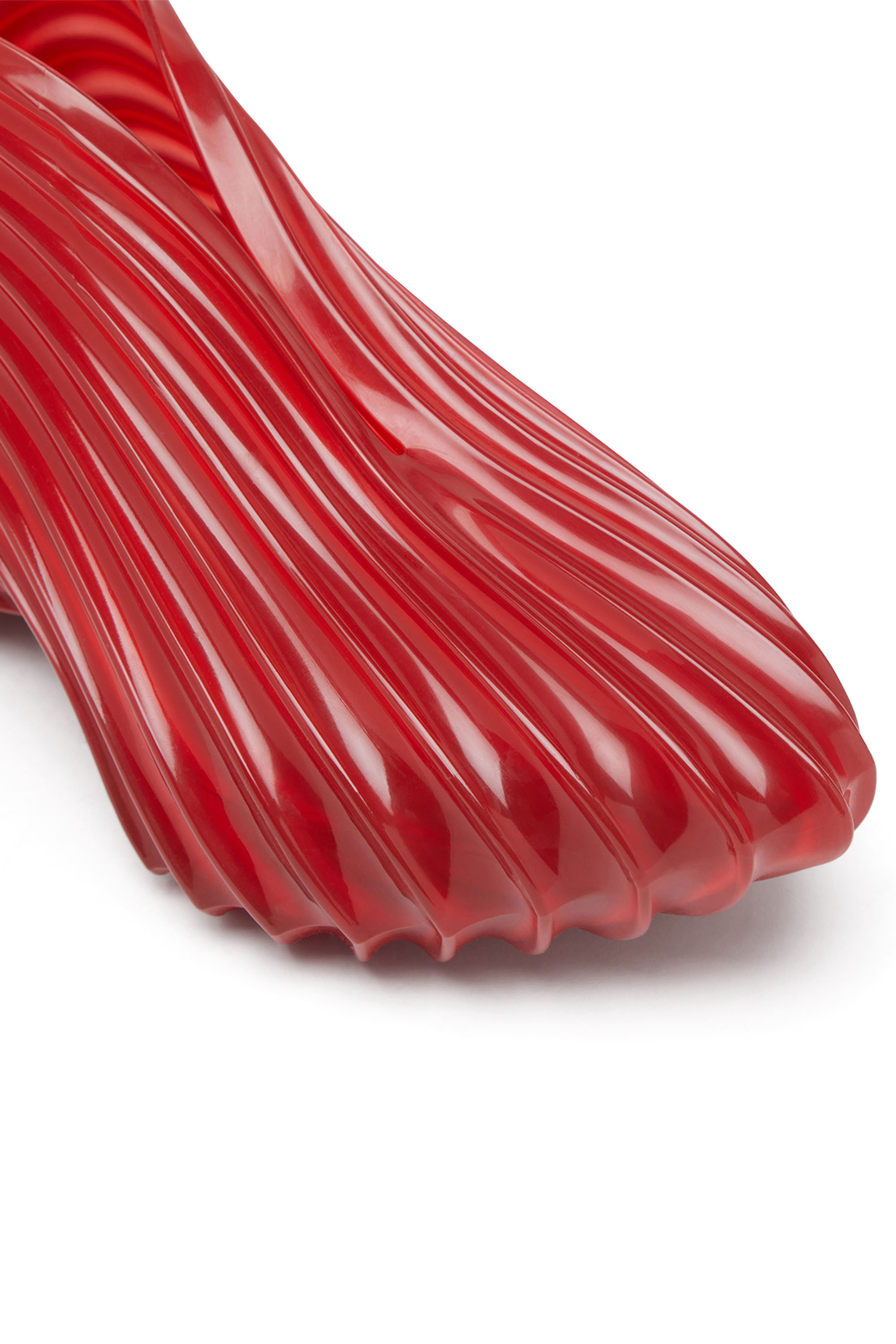 Diesel - MELISSA QUANTUM SNEAKERS X, Unisex's Slip-on sneaker in Melflex&reg; in Red - 6