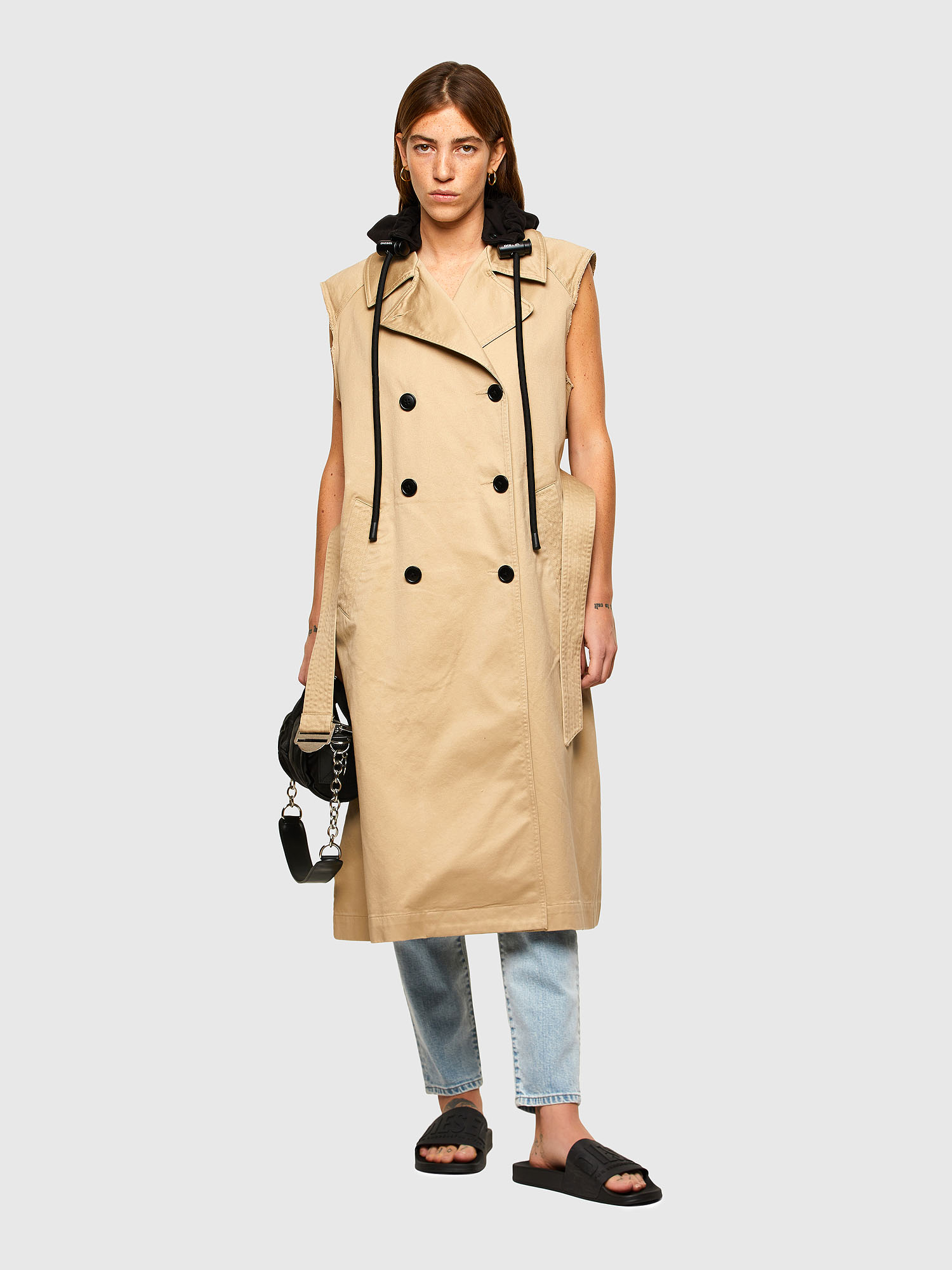 G-PHYLLIS, Beige Diesel - G-PHYLLIS, Beige - Jackets - Image 1