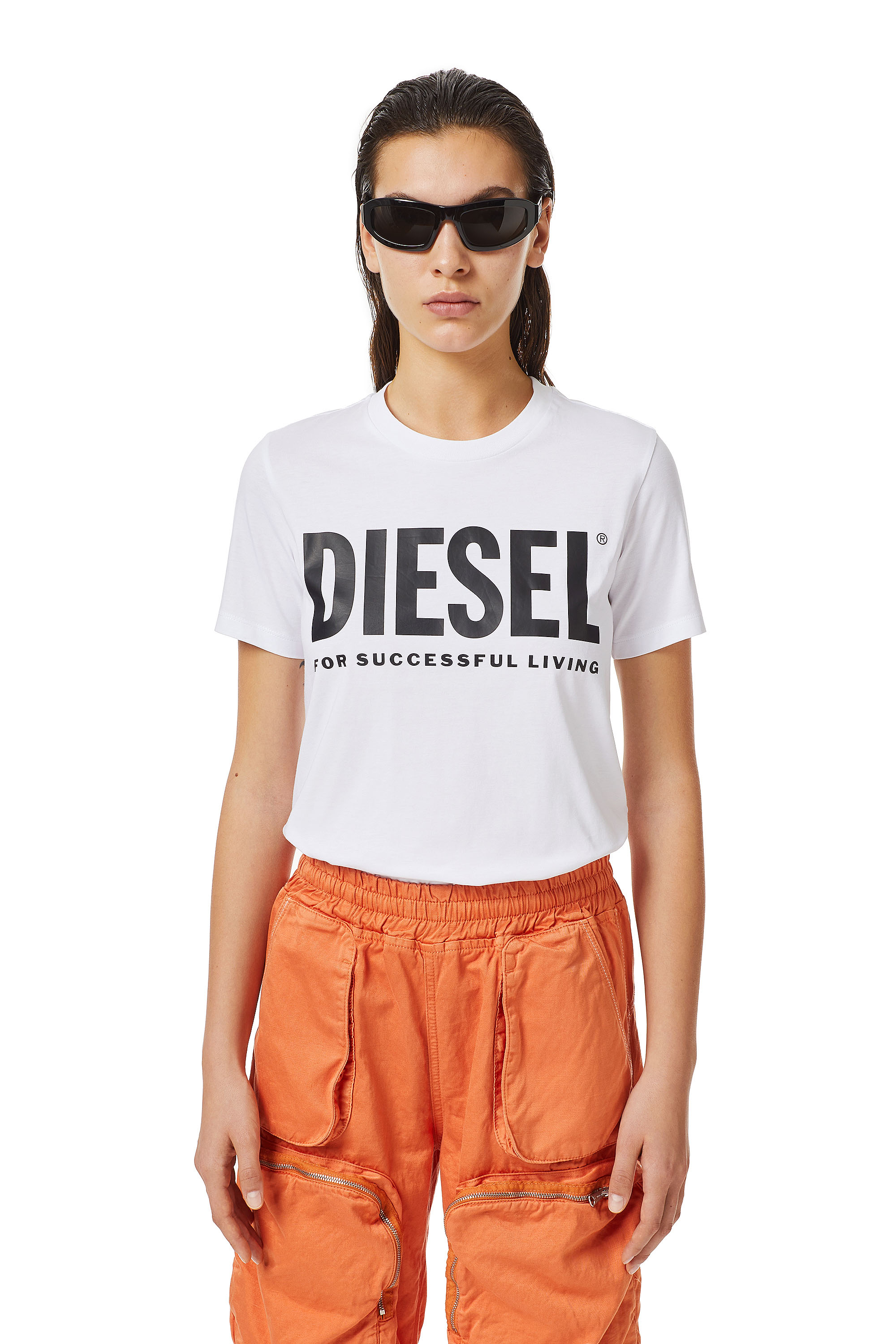T-SILY-ECOLOGO, White Diesel - T-SILY-ECOLOGO, White - T-Shirts - Image 1