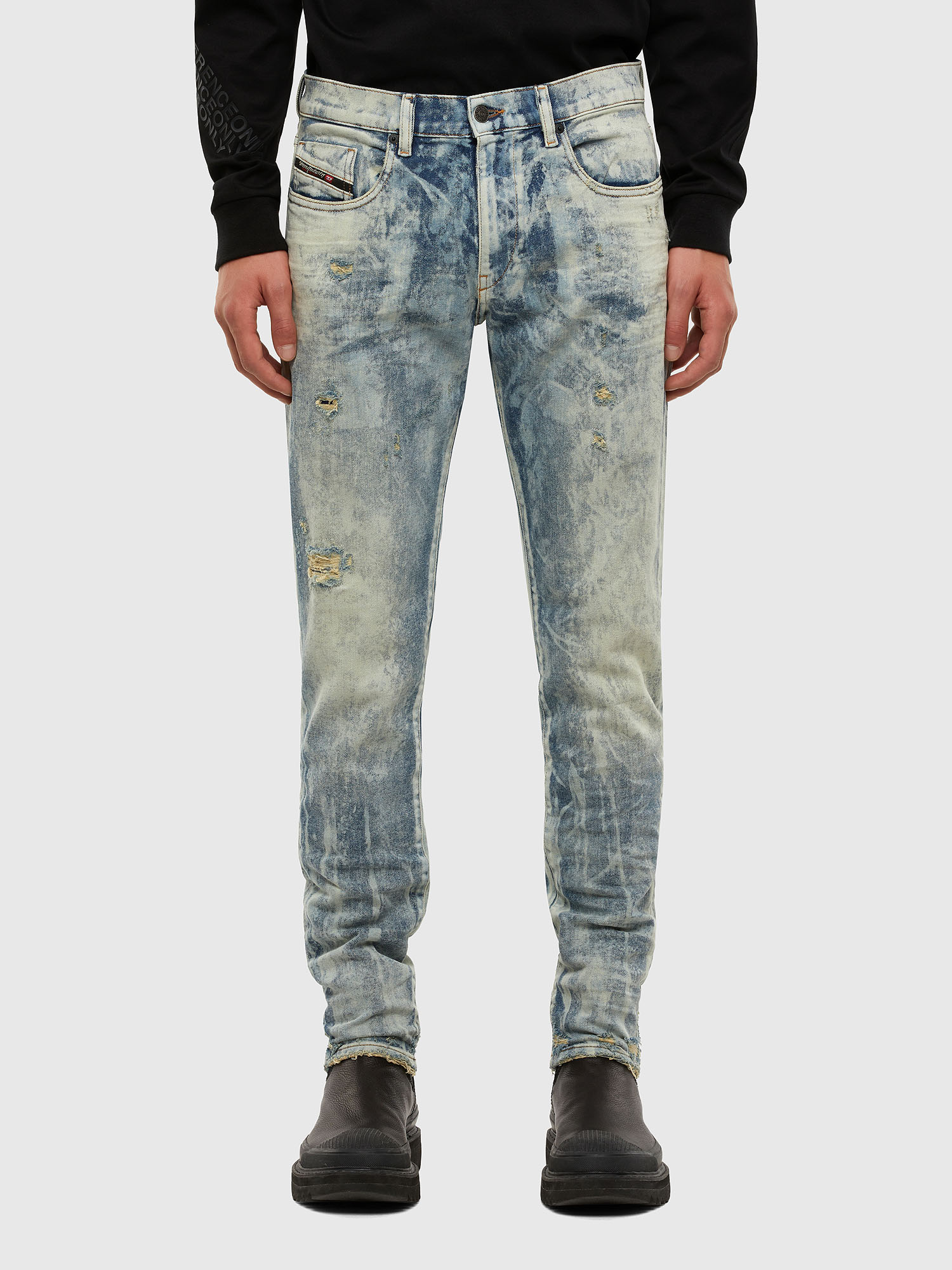 D-Strukt 009FM, Light Blue Diesel - D-Strukt 009FM, Light Blue - Jeans - Image 1