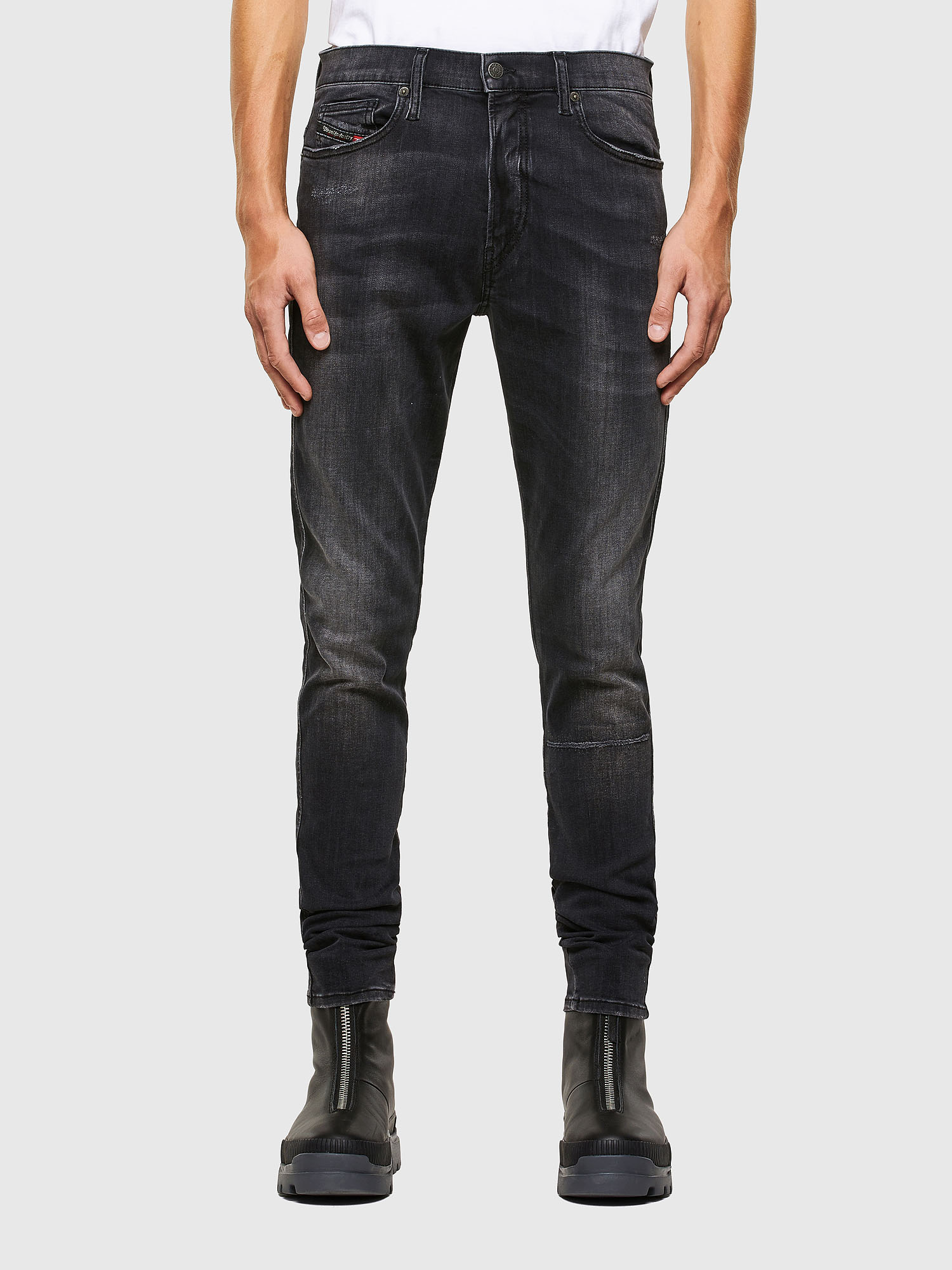D-Istort 069RL, Black/Dark grey Diesel - D-Istort 069RL, Black/Dark grey - Jeans - Image 1