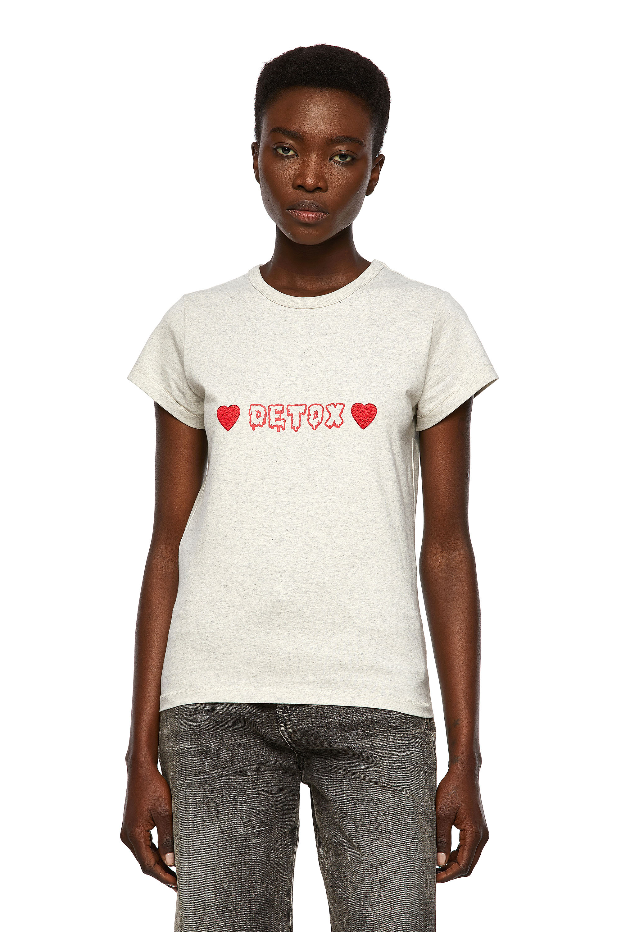 T-SLICUP, Light Grey Diesel - T-SLICUP, Light Grey - T-Shirts - Image 1