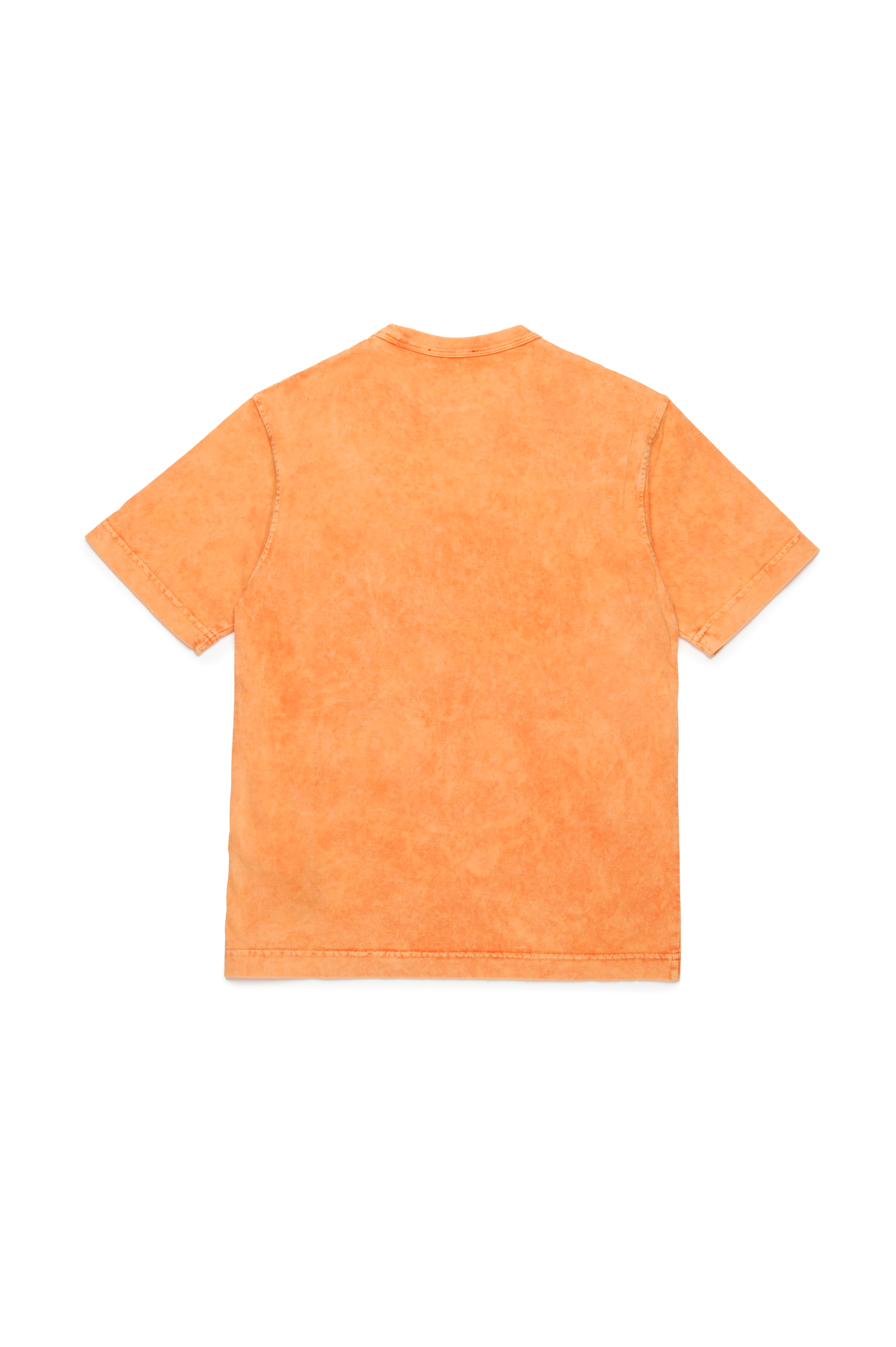 Marbled T-shirt with logo graphic | Orange | 4-16 YEARS Boys | Diesel