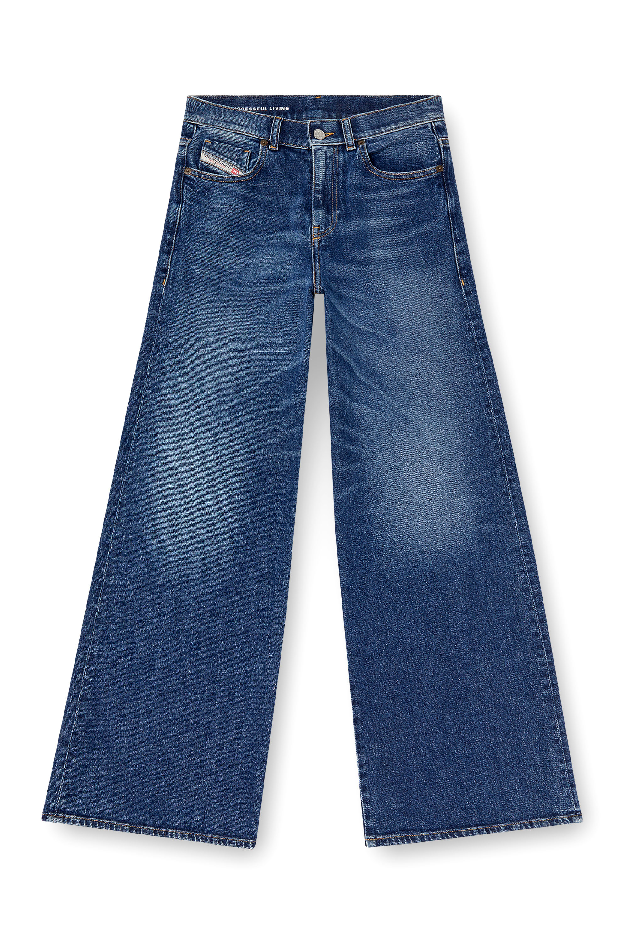 Diesel - Woman's Flare Jeans 1978 D-Akemi 09L21, Medium blue - 2