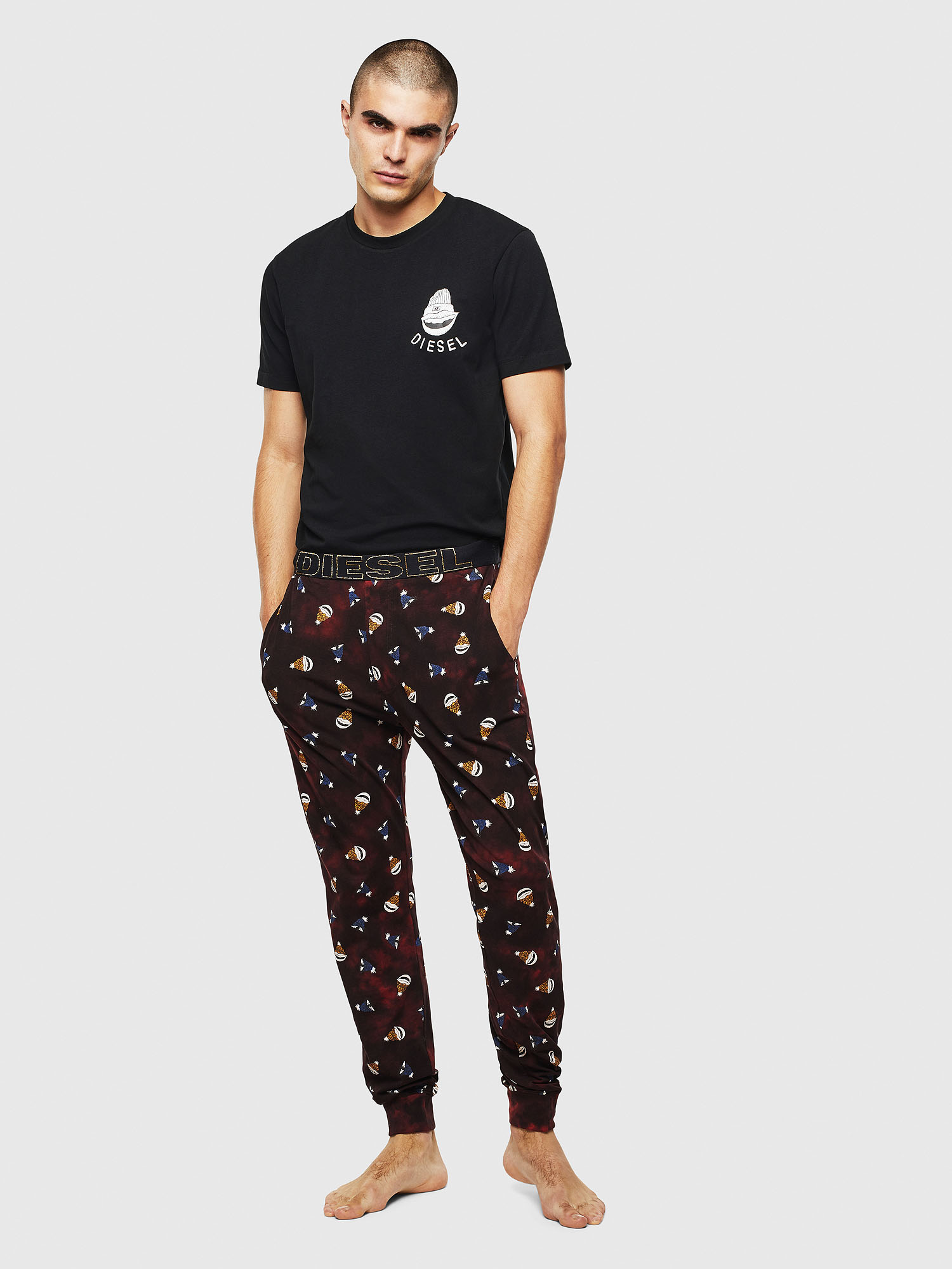 UMSET-JAKE-JULIO, Black/Red Diesel - UMSET-JAKE-JULIO, Black/Red - Pajamas - Image 1