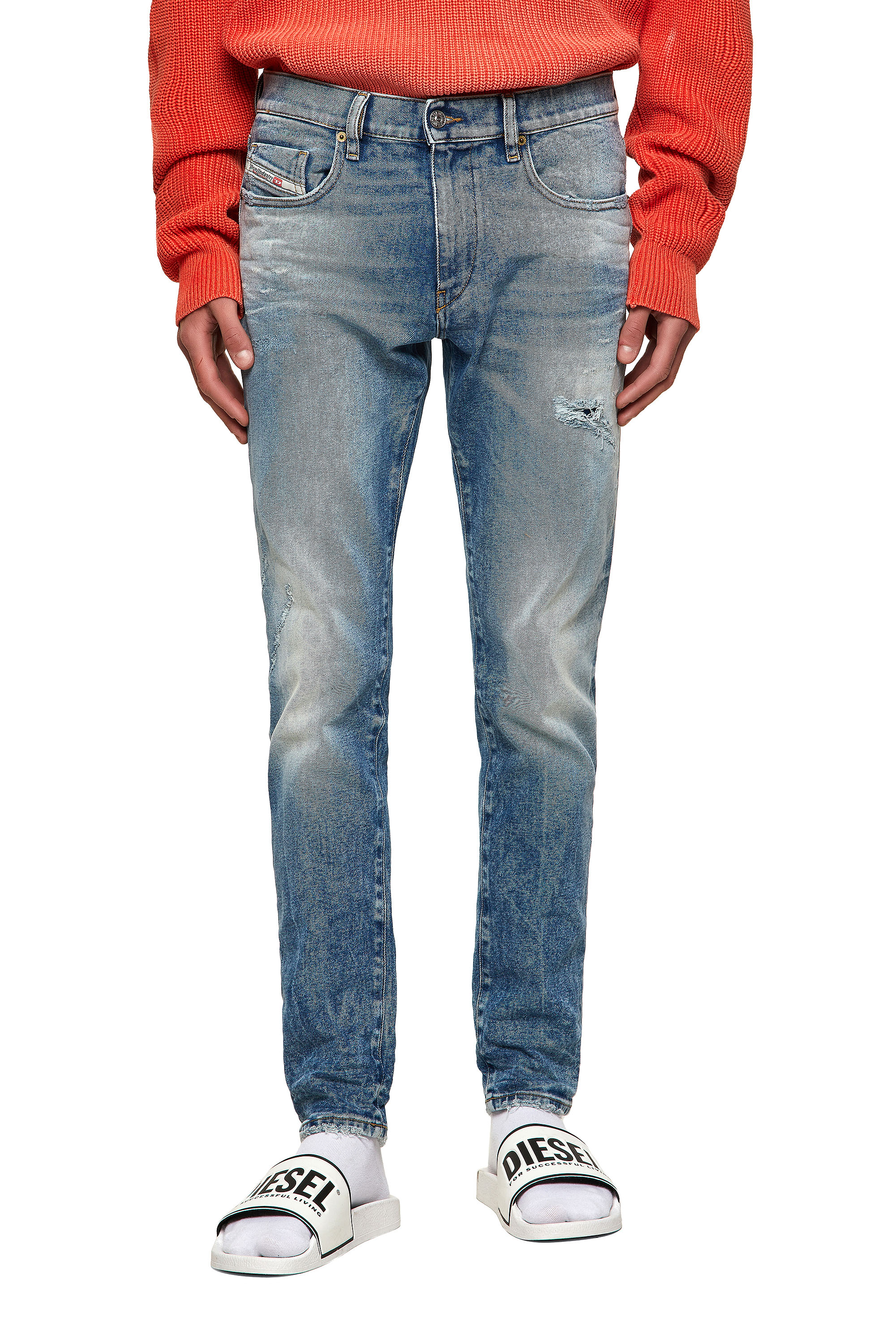 D-Strukt 009MW, Medium blue Diesel - D-Strukt 009MW, Medium blue - Jeans - Image 1