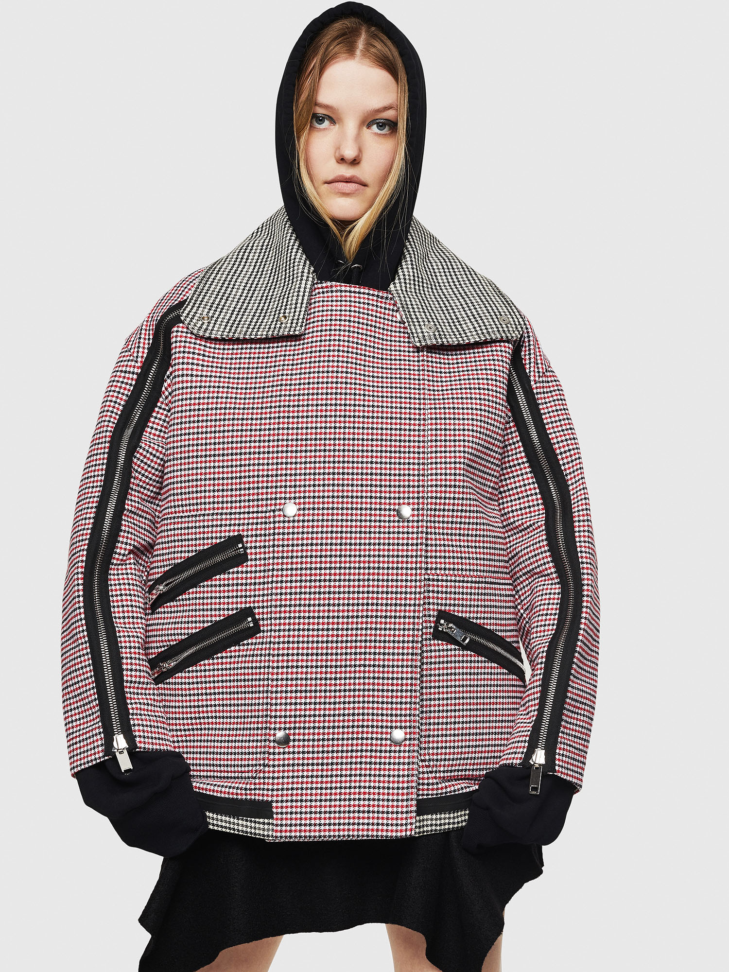 G-KALIN, Pink/Black Diesel - G-KALIN, Pink/Black - Jackets - Image 1