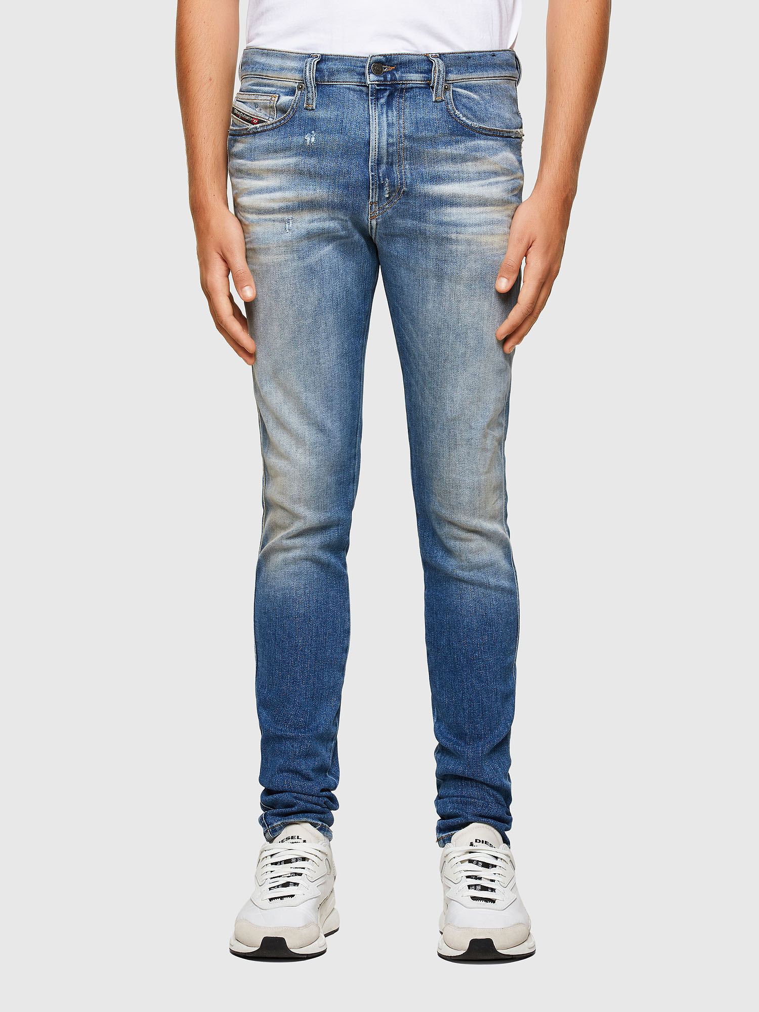 D-Istort 009JJ, Medium blue Diesel - D-Istort 009JJ, Medium blue - Jeans - Image 1