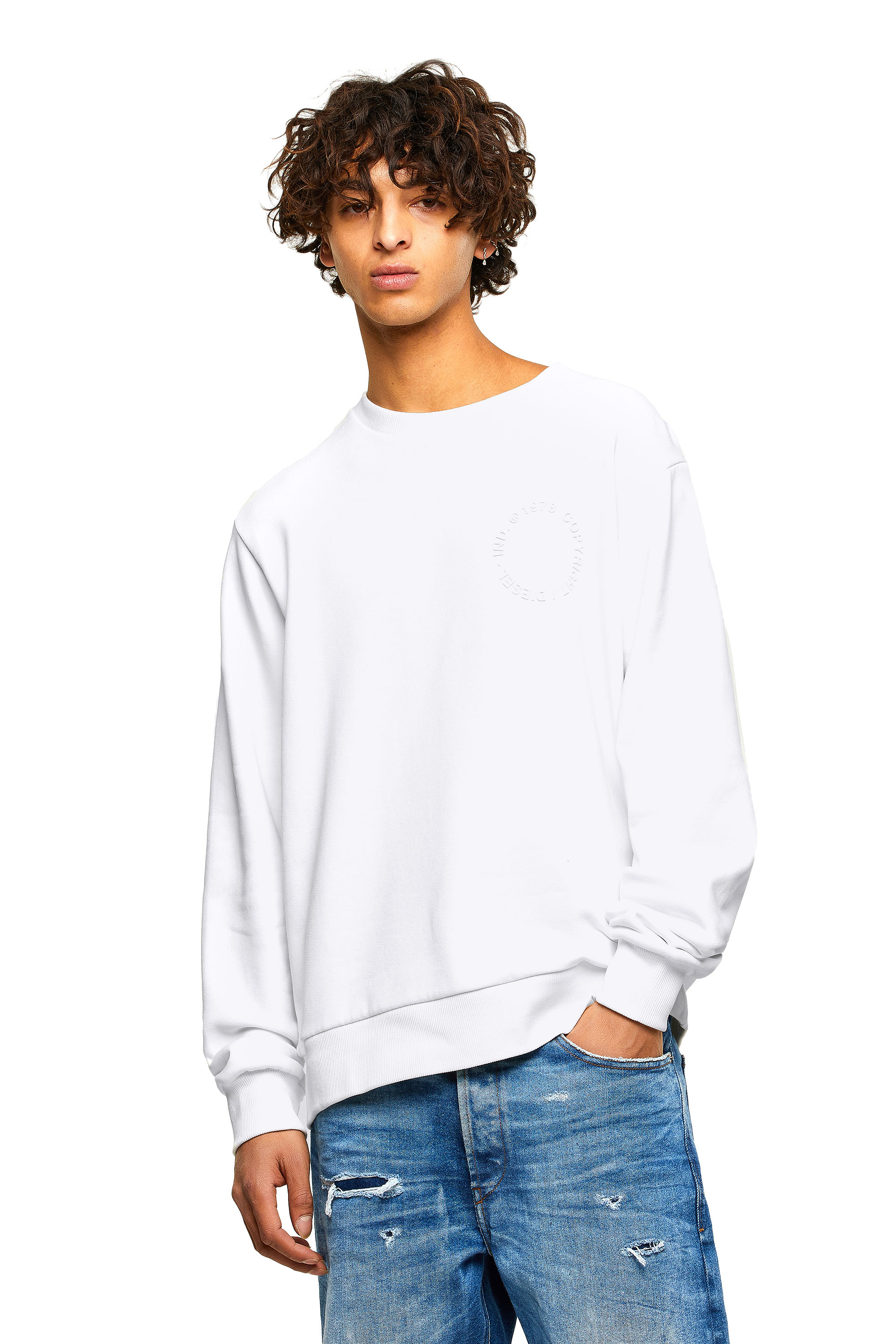S-GIRK-A73, White Diesel - S-GIRK-A73, White - Sweaters - Image 1