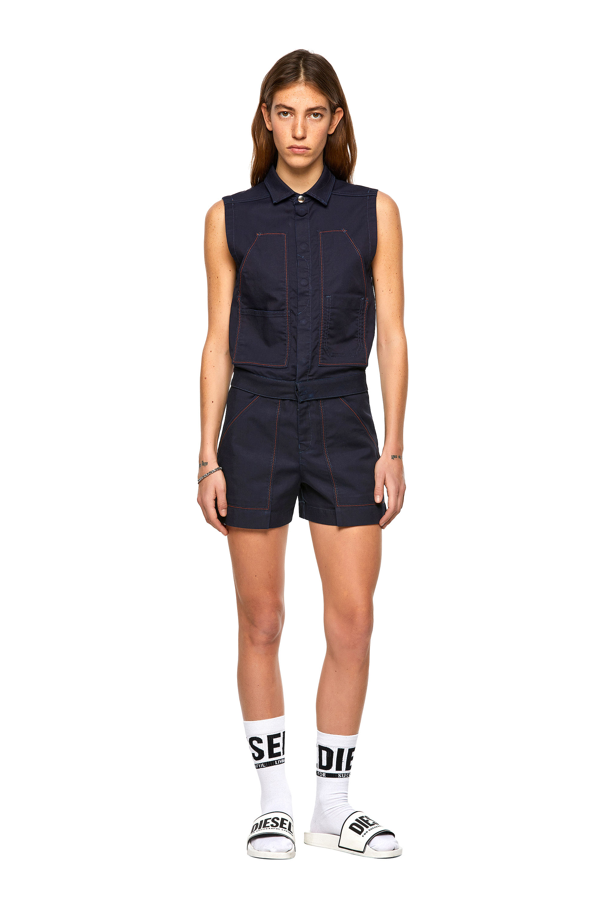 D-MALIA-SP JOGGJEANS, Dark Blue Diesel - D-MALIA-SP JOGGJEANS, Dark Blue - Jumpsuits - Image 1