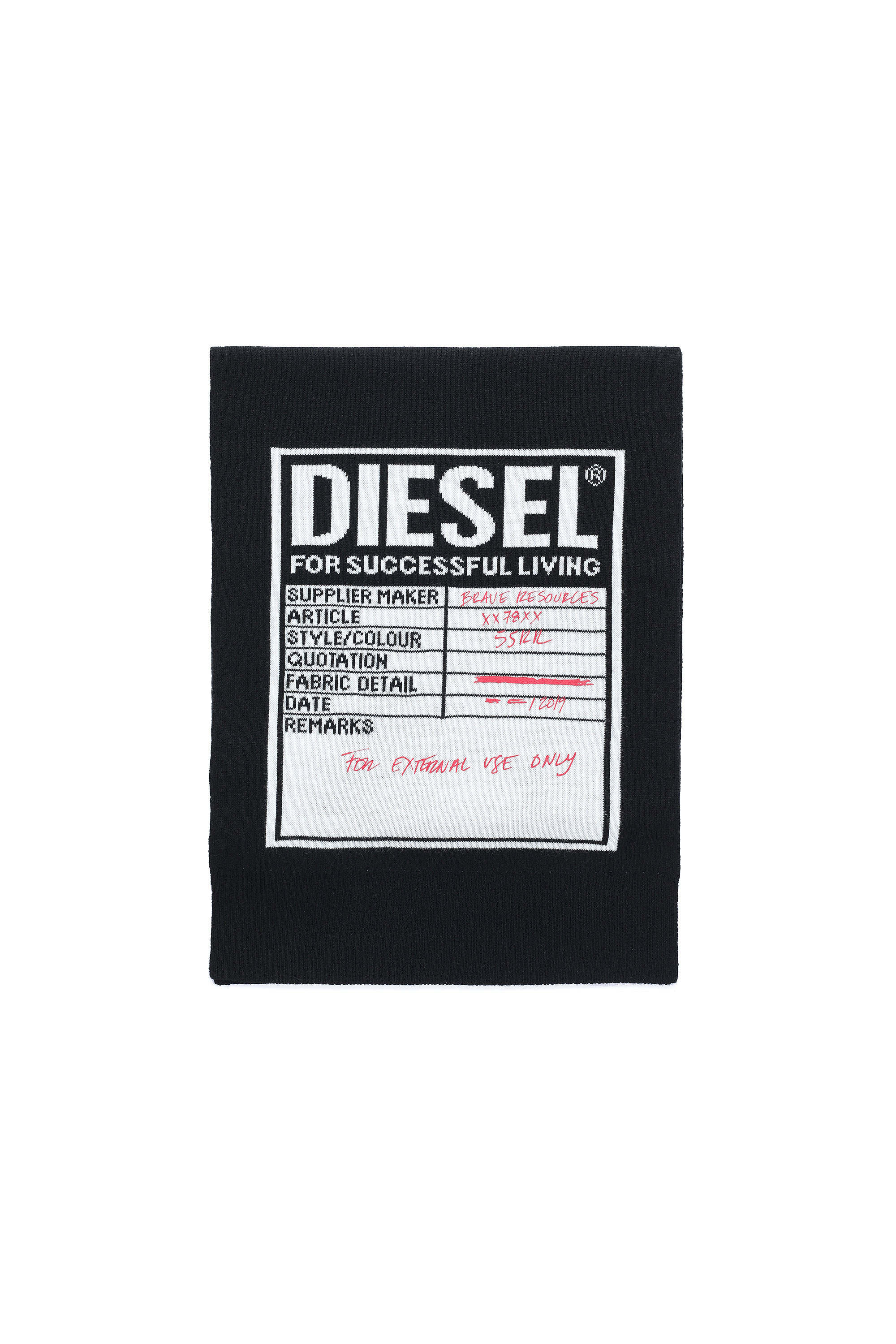K-GUBO D, Black Diesel - K-GUBO D, Black - Scarf - Image 1