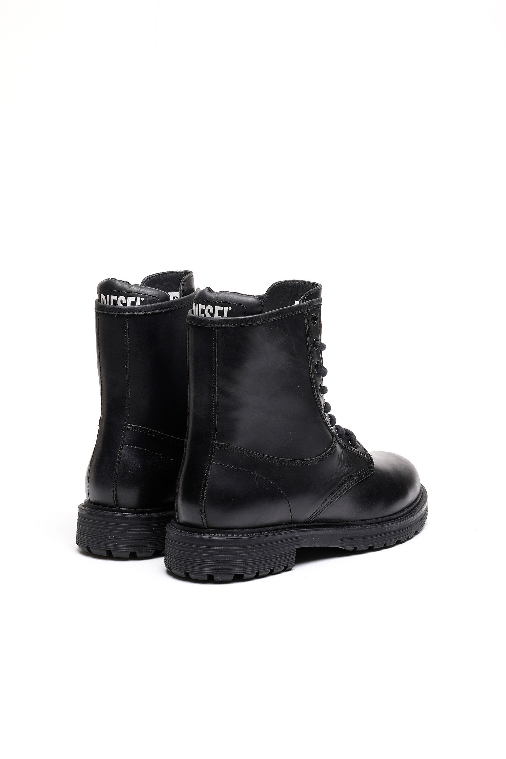 diesel silver boots