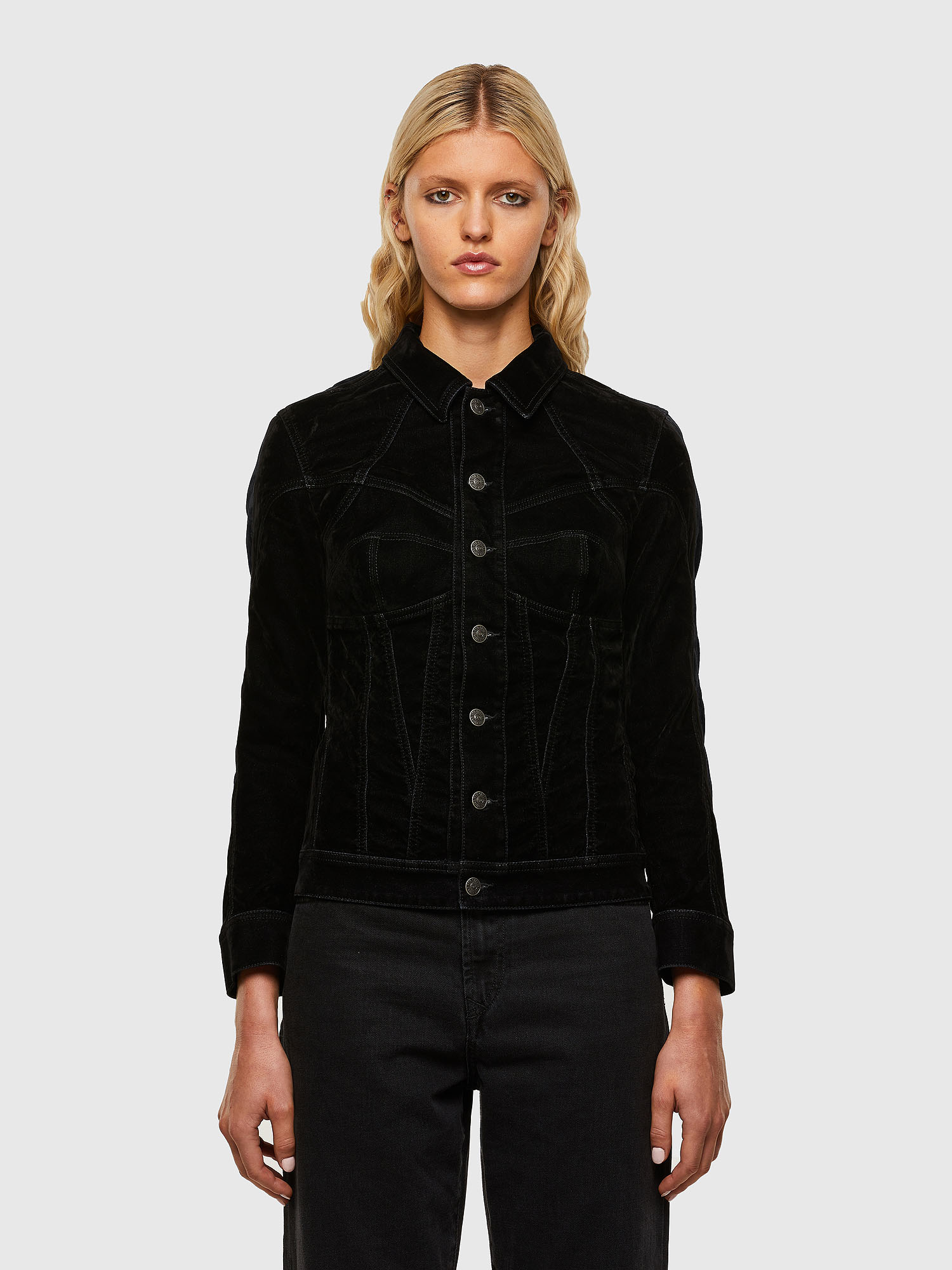 D-JIBRA-SP JOGGJEANS, Black Diesel - D-JIBRA-SP JOGGJEANS, Black - Denim Jackets - Image 1