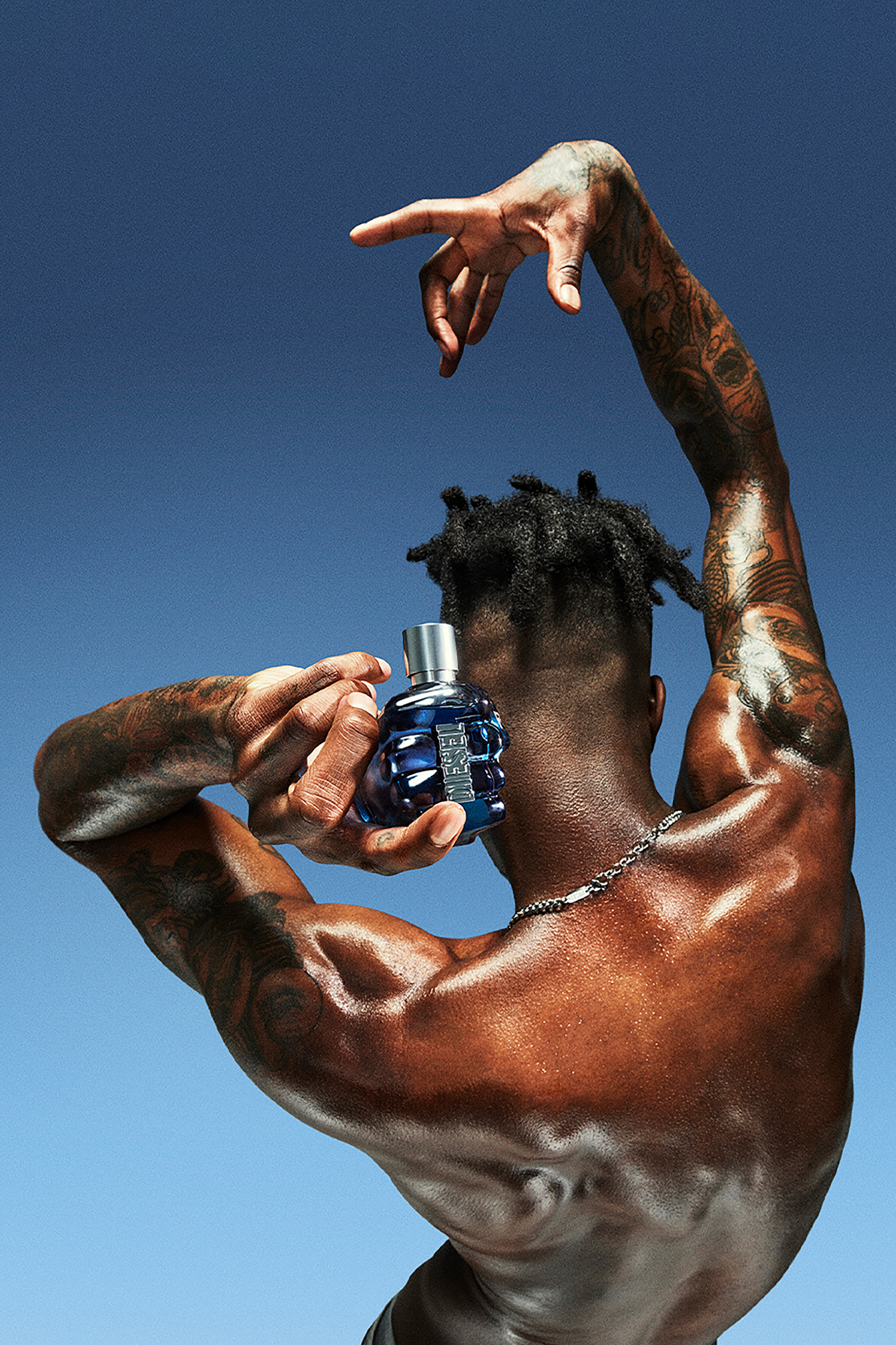 Diesel - SOUND OF THE BRAVE 200ML FRAGRANCE, Man's Sound Of The Brave 200ml, 6.7 FL.OZ., Eau de Toilette in Blue - 5