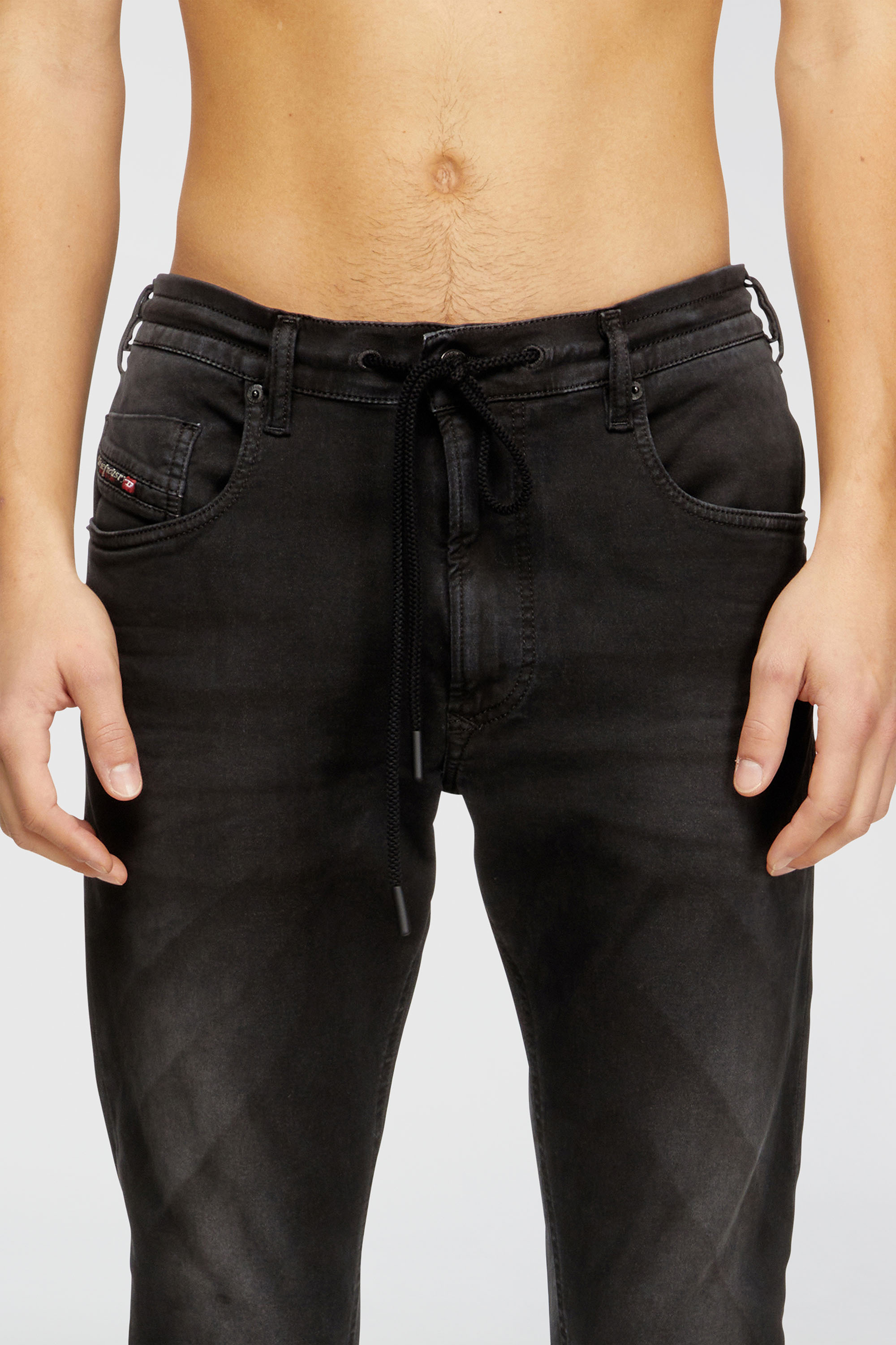 Men's Regular Jeans | Regular Waist 2032 D-Krooley Joggjeans®Black