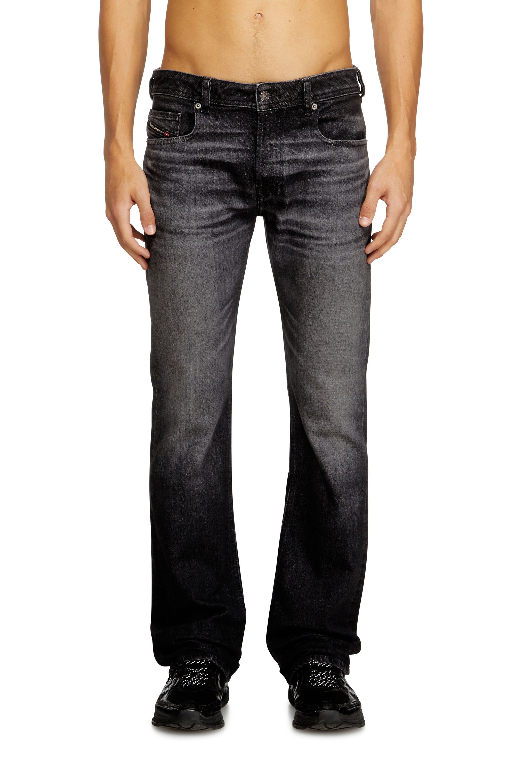 Diesel - Man's Bootcut Jeans 2007 Zatiny 09N48, Black/Dark grey - 3