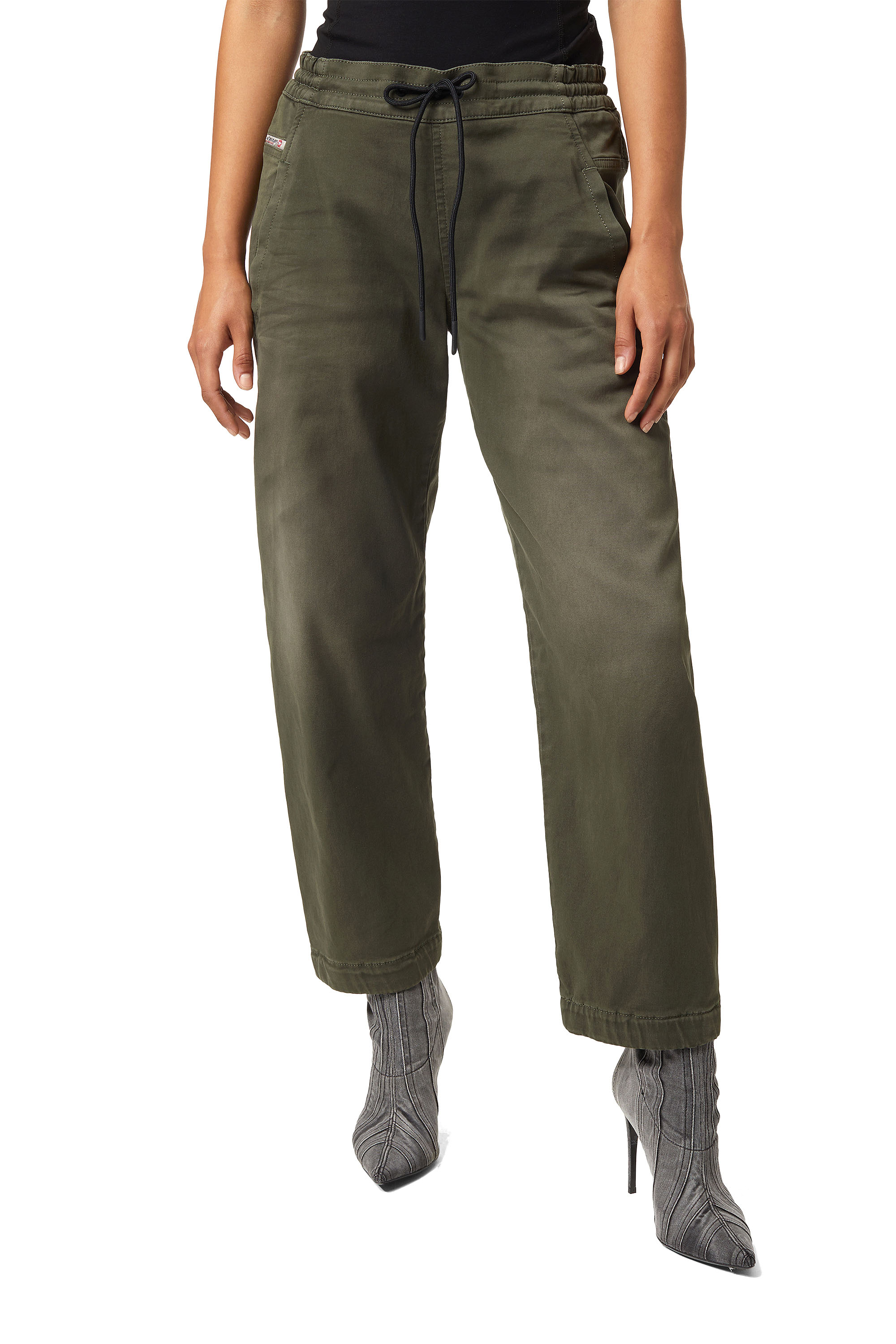 Diesel - Krailey JoggJeans® Z670M Boyfriend, Military Green - Image 1