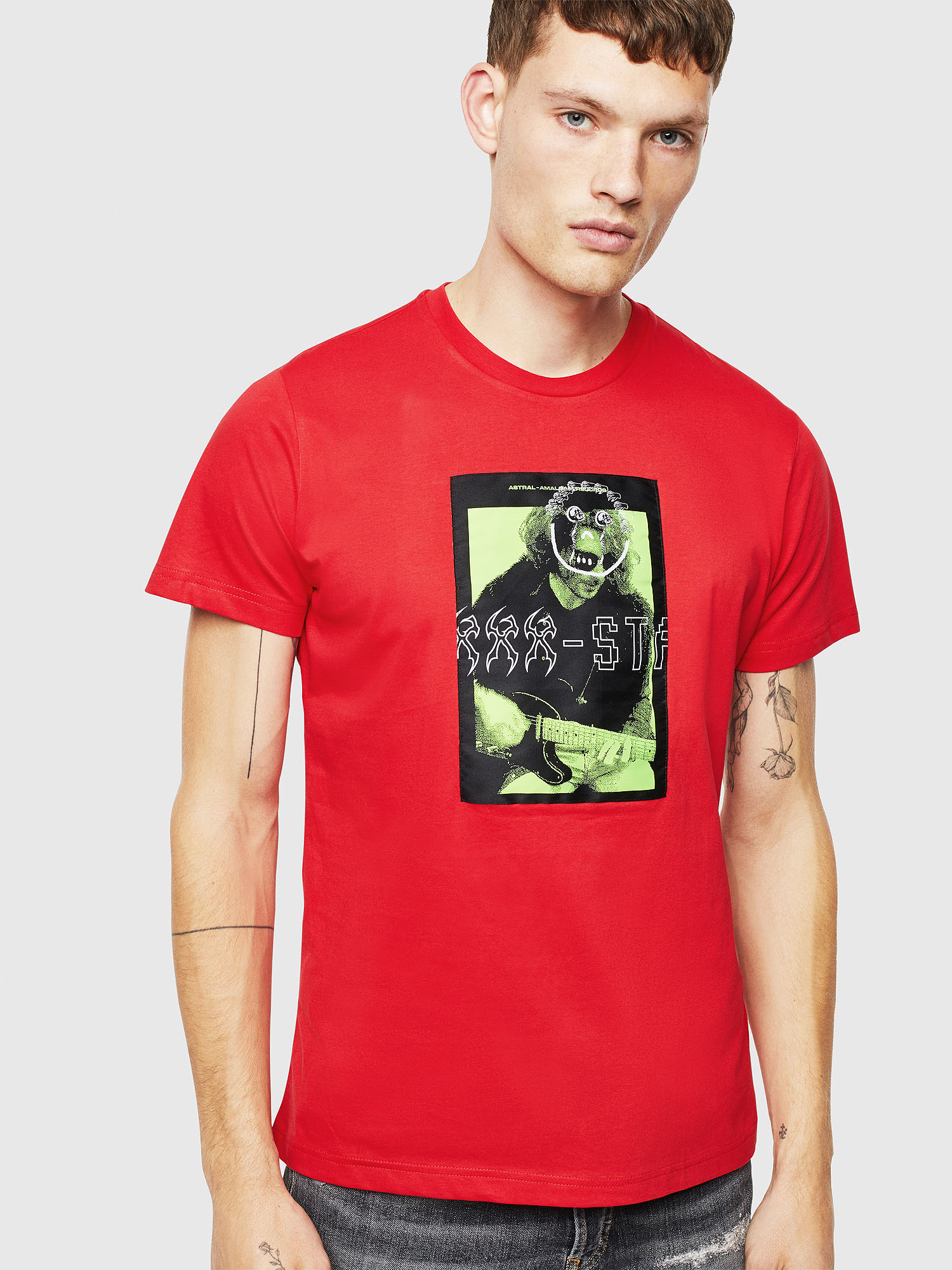 T-DIEGO-J1, Red Diesel - T-DIEGO-J1, Red - T-Shirts - Image 1