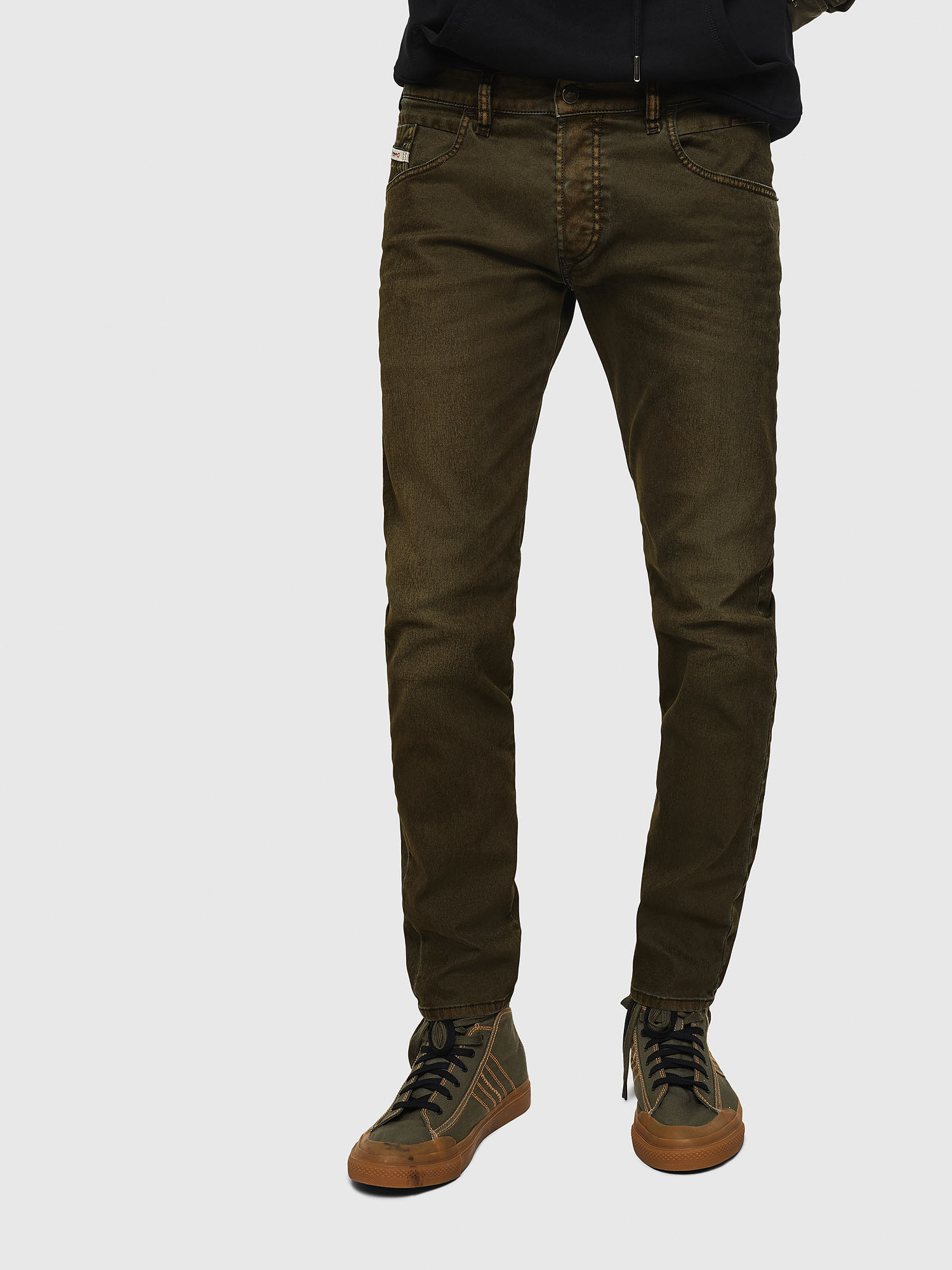 D-Bazer 0091T, Military Green Diesel - D-Bazer 0091T, Military Green - Jeans - Image 1