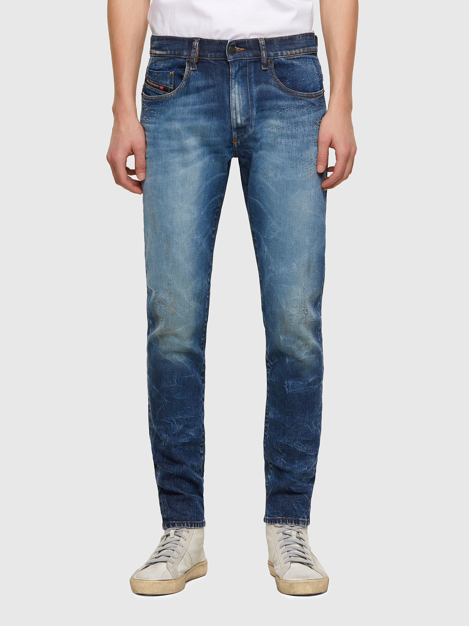 D-Strukt 009NT, Medium blue Diesel - D-Strukt 009NT, Medium blue - Jeans - Image 1