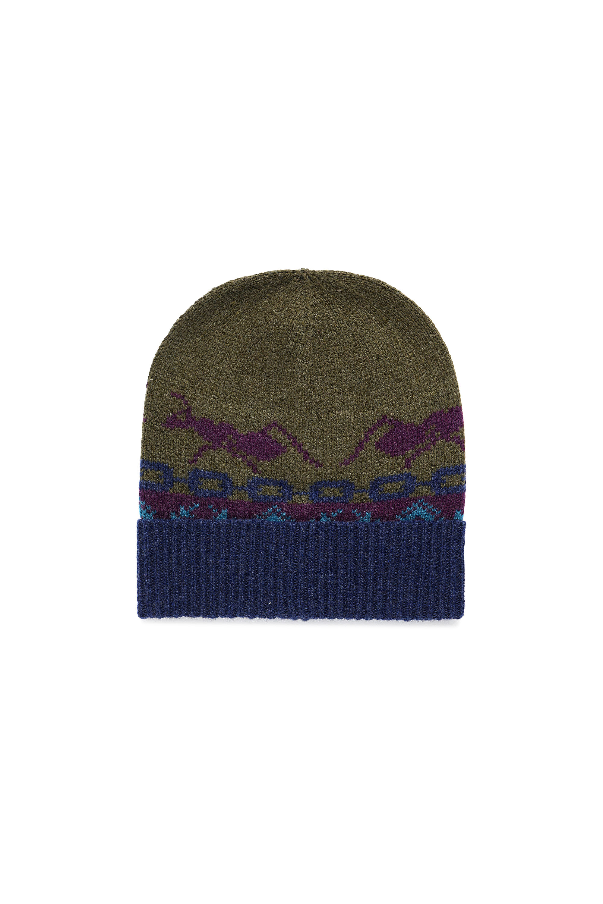 K-FONTANA, Green/Blue Diesel - K-FONTANA, Green/Blue - Knit caps - Image 1