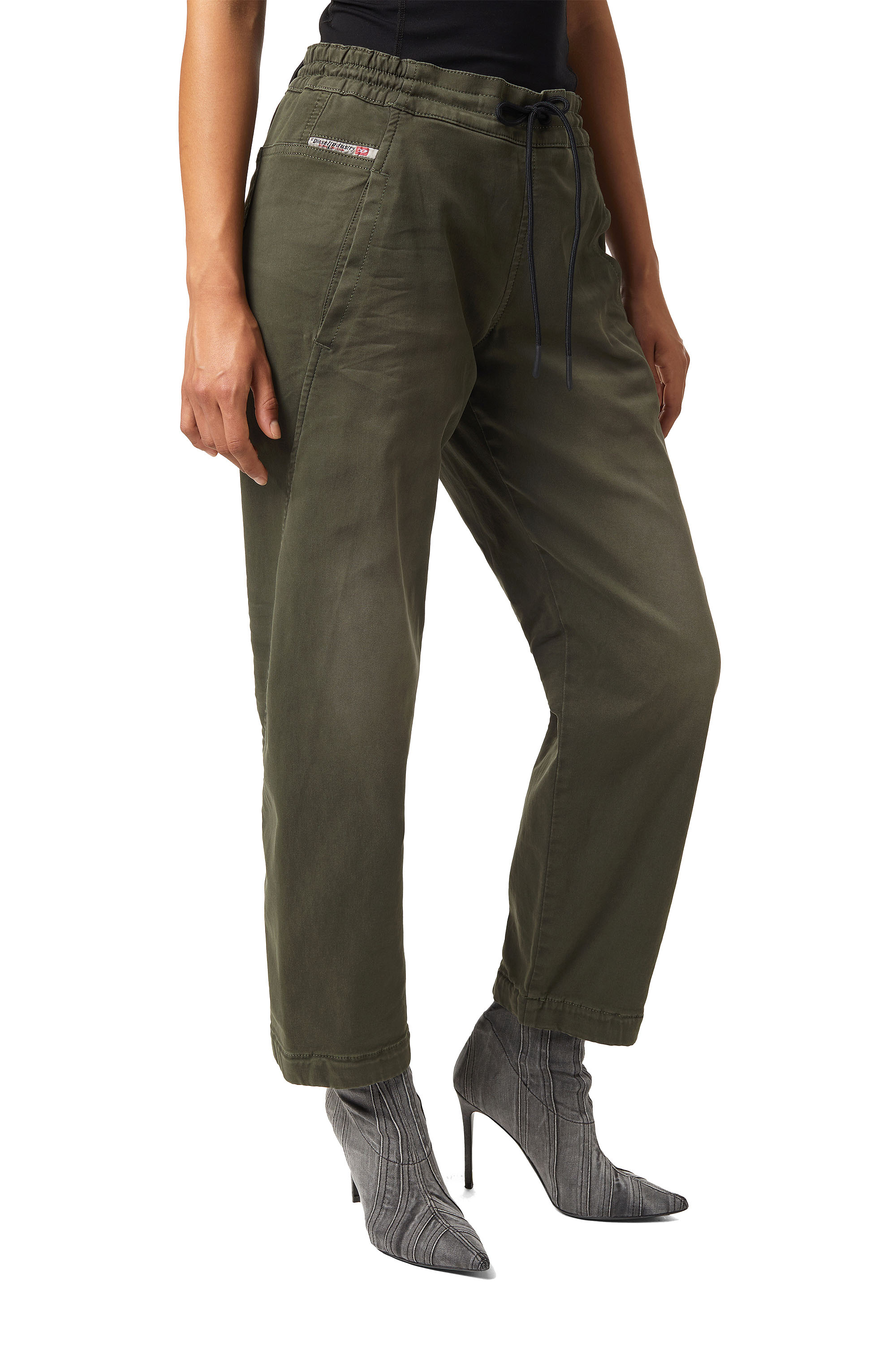 Diesel - Krailey JoggJeans® Z670M Boyfriend, Military Green - Image 4