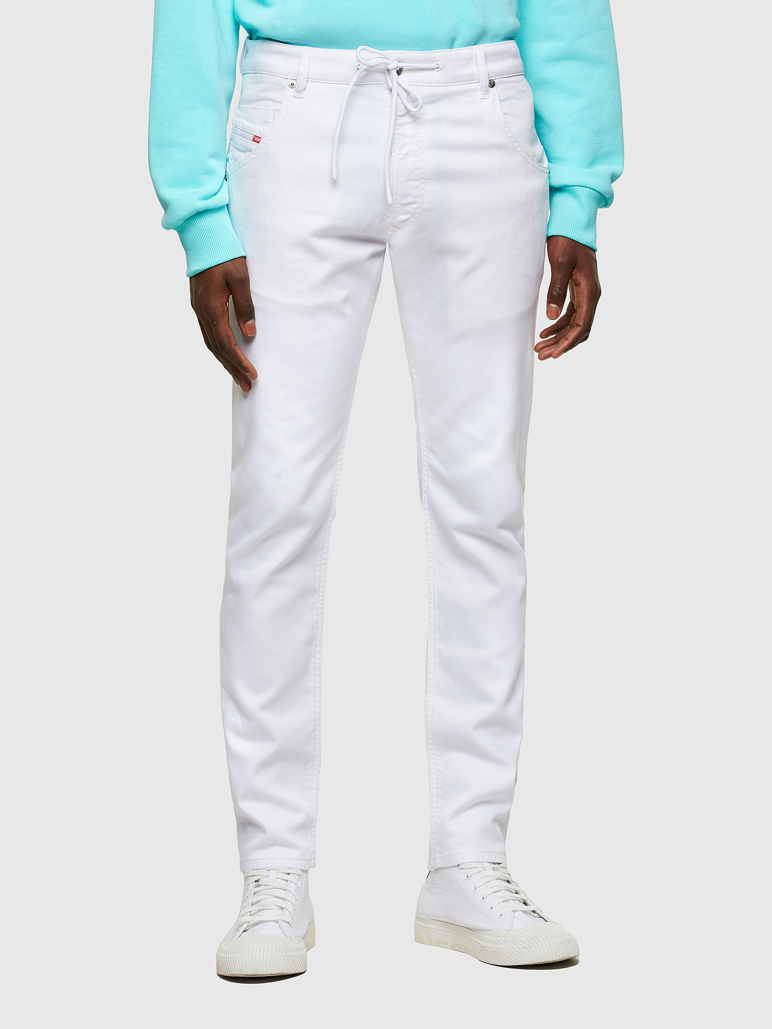 Krooley JoggJeans® 0684U, White Diesel - Krooley JoggJeans® 0684U, White - Jeans - Image 1
