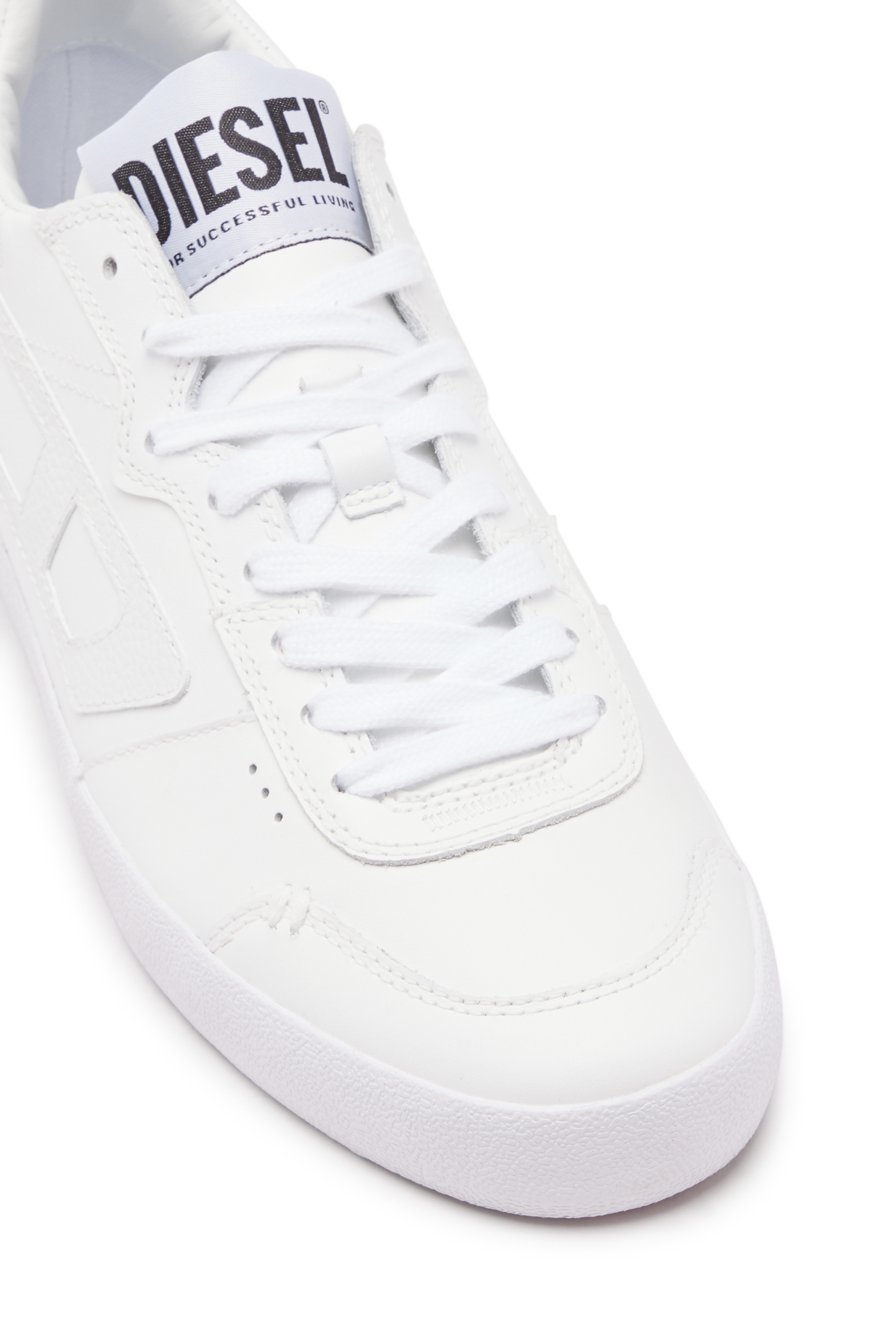 Diesel - S-LEROJI LOW W, Woman S-Leroji Low-Low-top sneakers in smooth leather in White - Image 6