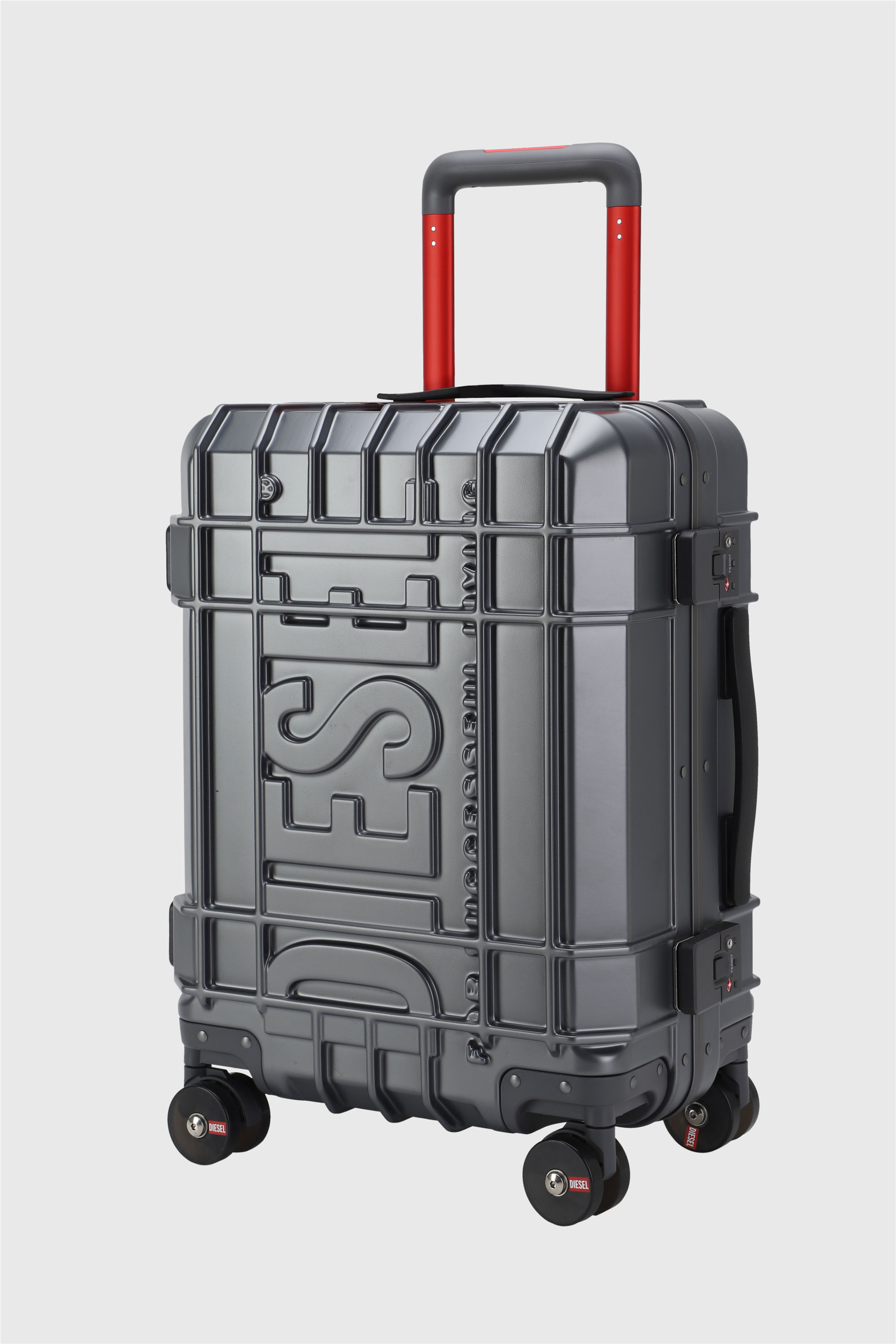 Diesel - DIESEL PC STRONG IMAGE TROLLEY- DSL003, Unisex's Rugged suitcase size S in Dark grey - 5