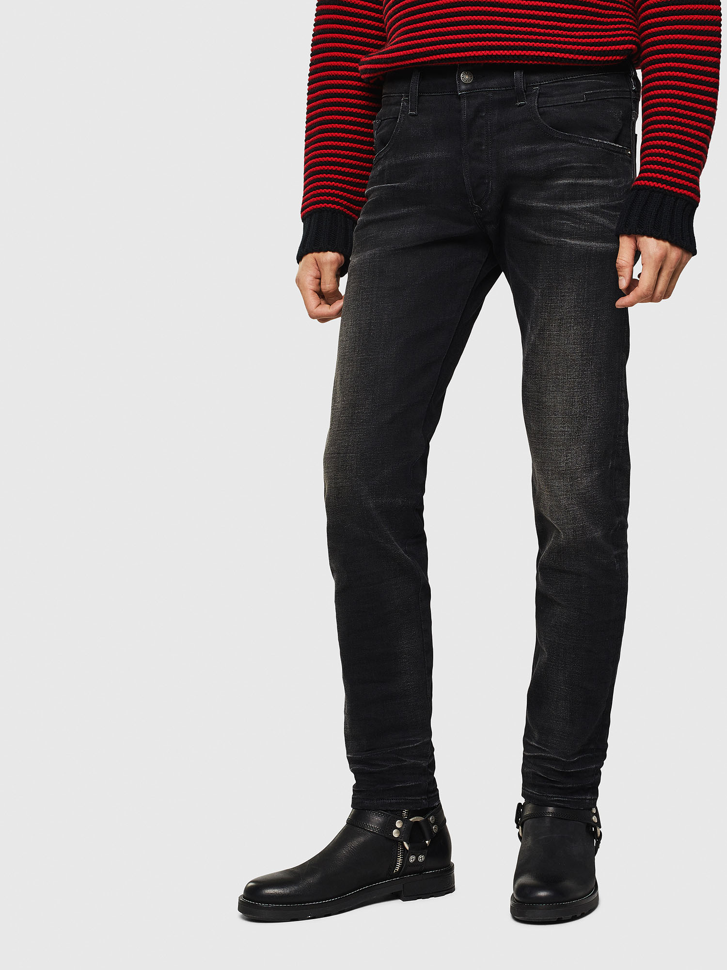 D-Bazer 0098B, Black/Dark grey Diesel - D-Bazer 0098B, Black/Dark grey - Jeans - Image 1