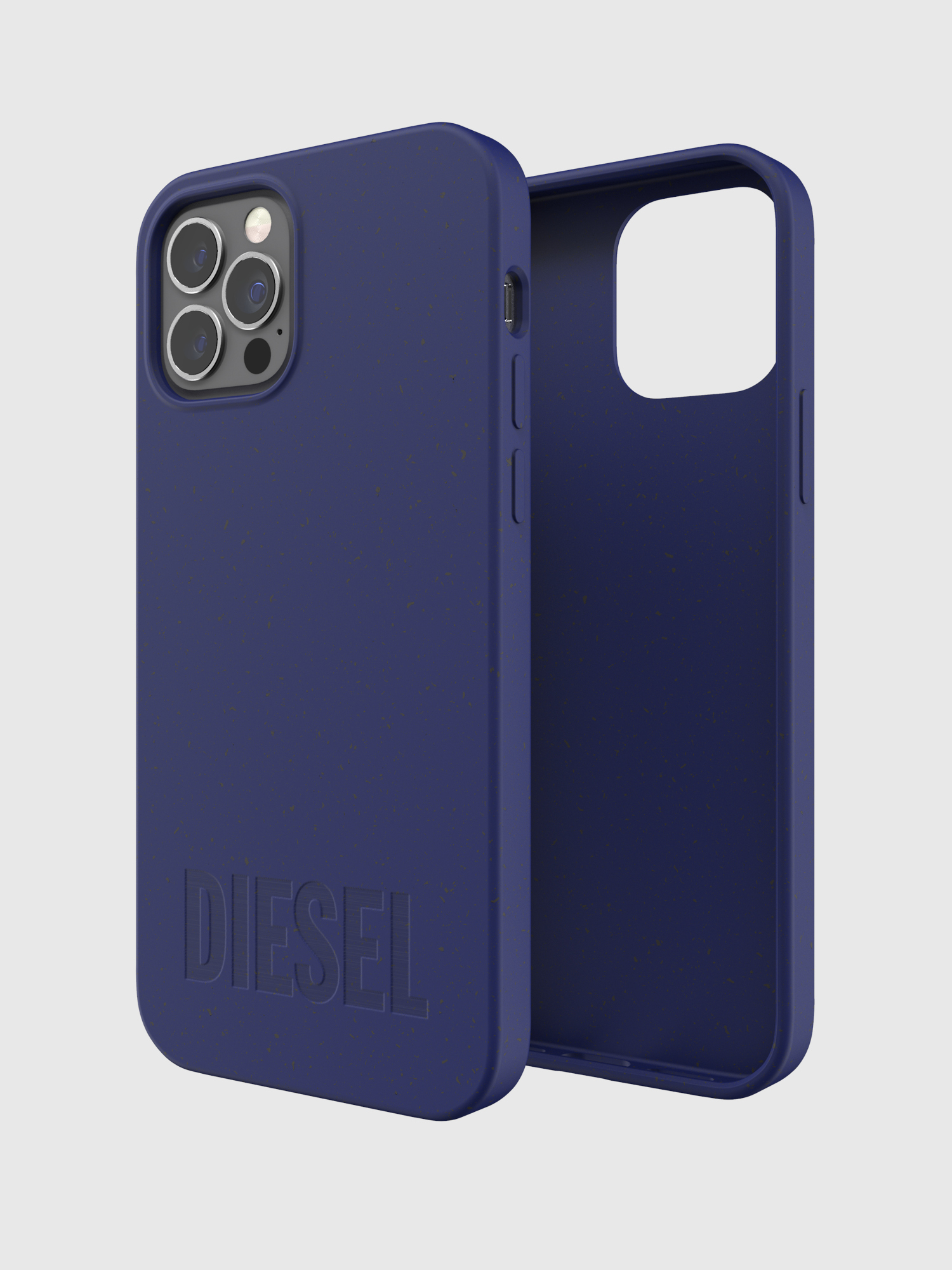 Diesel - 44303  STANDARD CASES, Unisex's Snap case compostable materials for iPhone 12 / 12 Pro in Dark Violet - 1