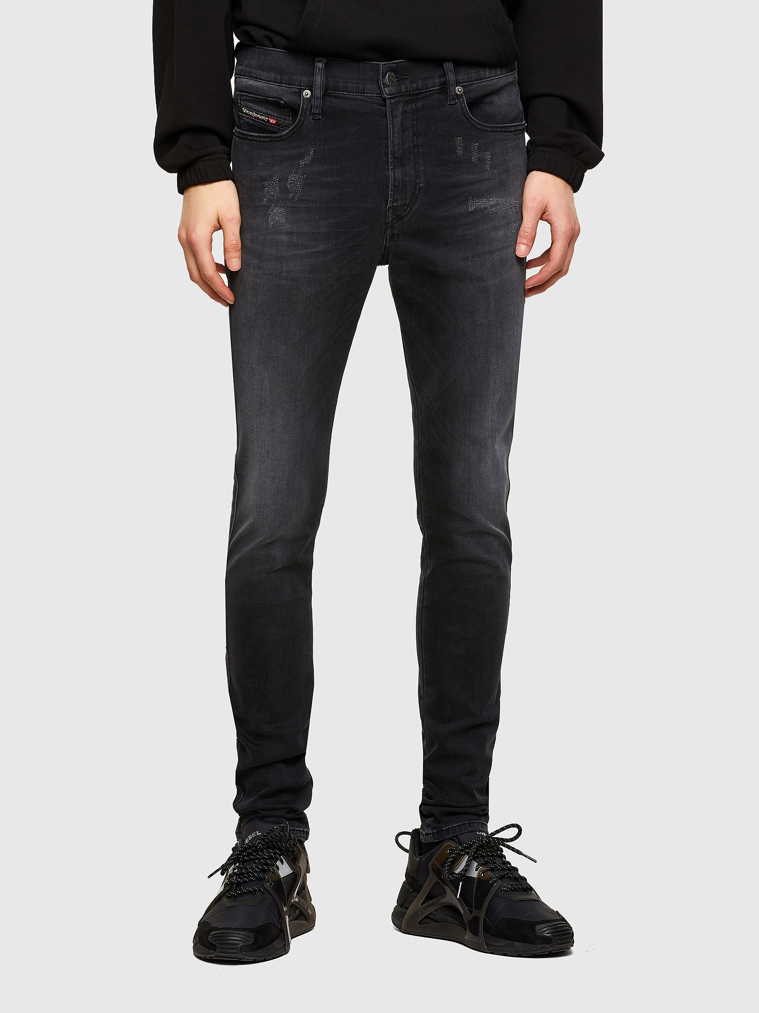 D-Istort 069SB, Black/Dark grey Diesel - D-Istort 069SB, Black/Dark grey - Jeans - Image 1