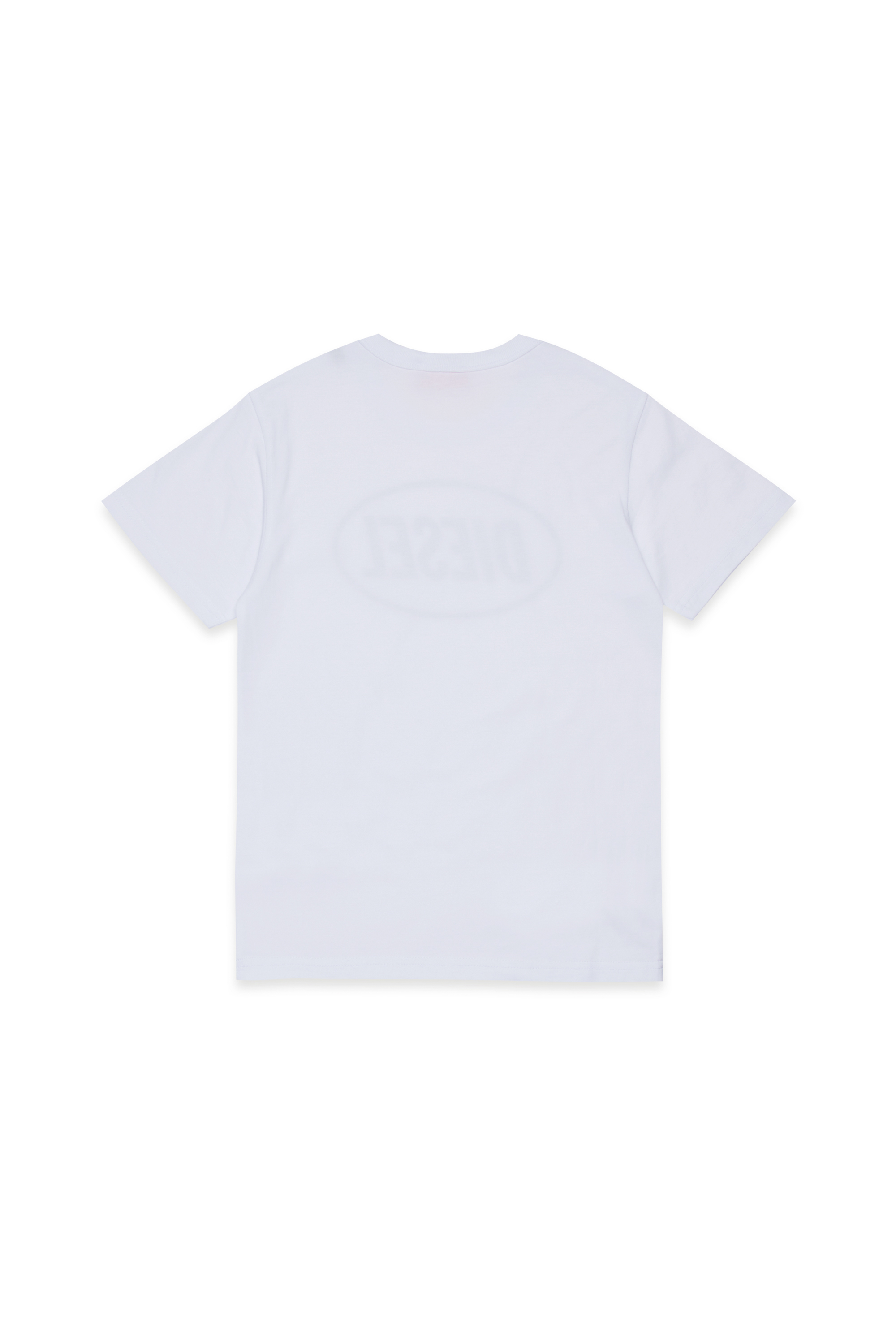 Diesel - TUNDRA, Man's Cotton T-shirt with logo in White - 2