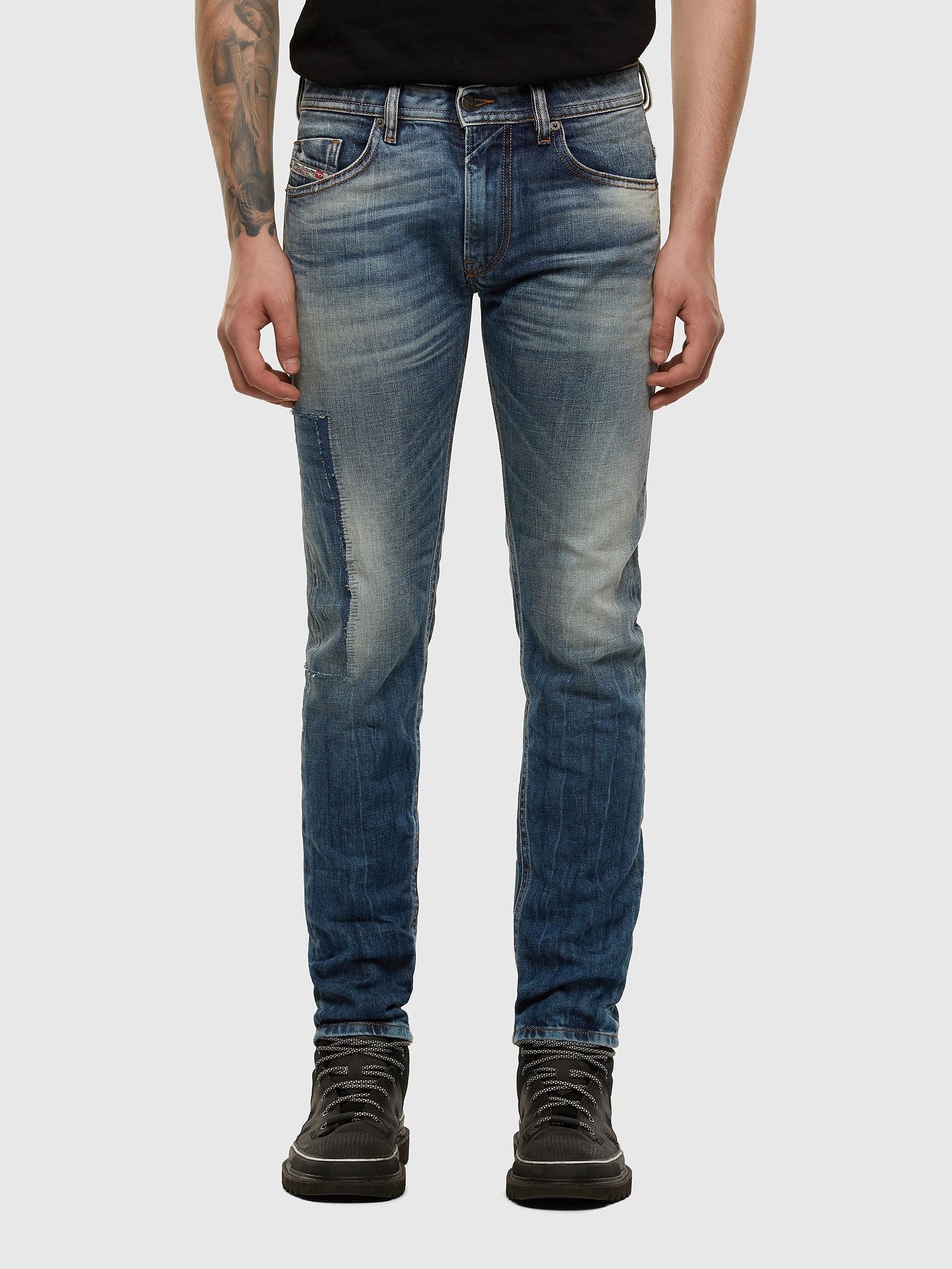Thommer 009FK, Medium blue Diesel - Thommer 009FK, Medium blue - Jeans - Image 1