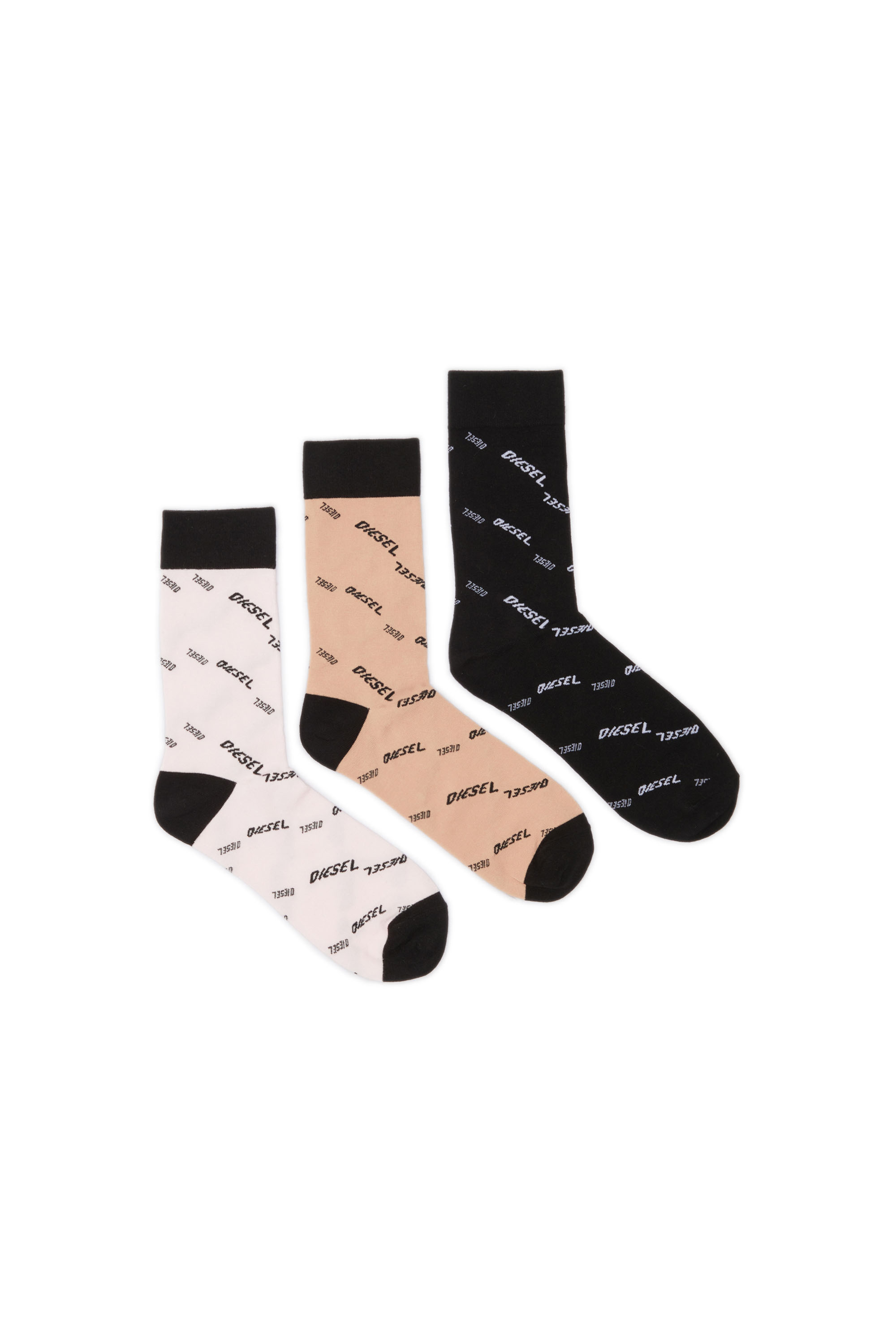 SKM-RAY-THREEPACK, Black/Pink - Socks