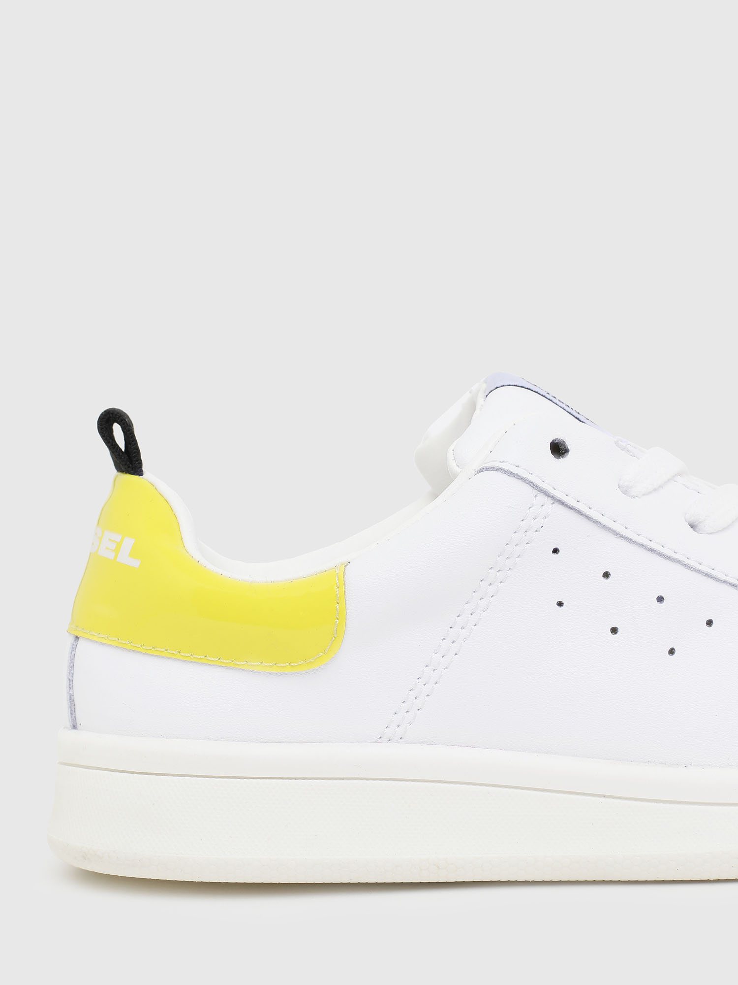 Diesel - SN LOW LACE 11 FULL, White/Yellow - Image 4