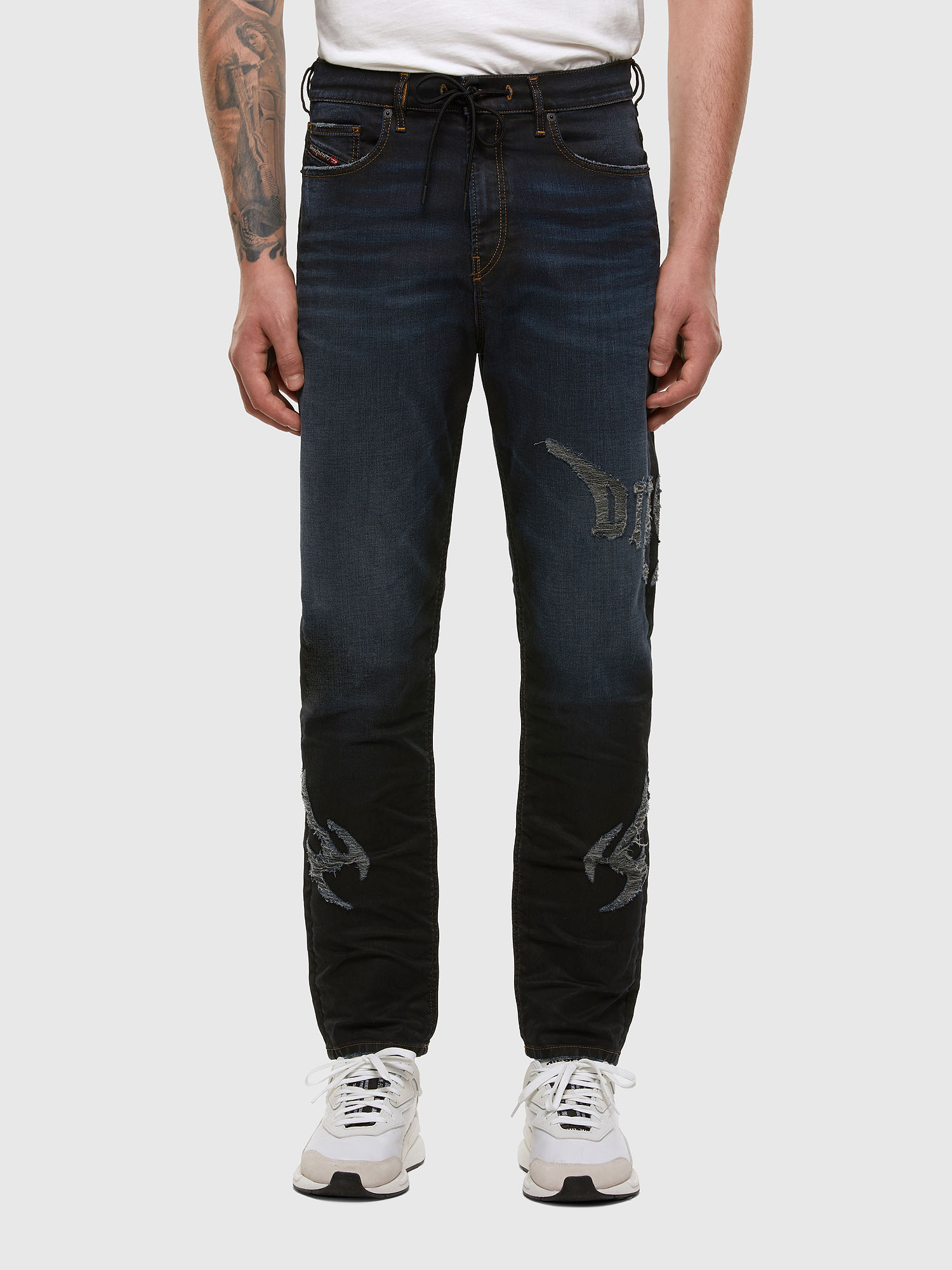 D-Vider JoggJeans 009HE, Dark Blue Diesel - D-Vider JoggJeans 009HE, Dark Blue - Jeans - Image 1