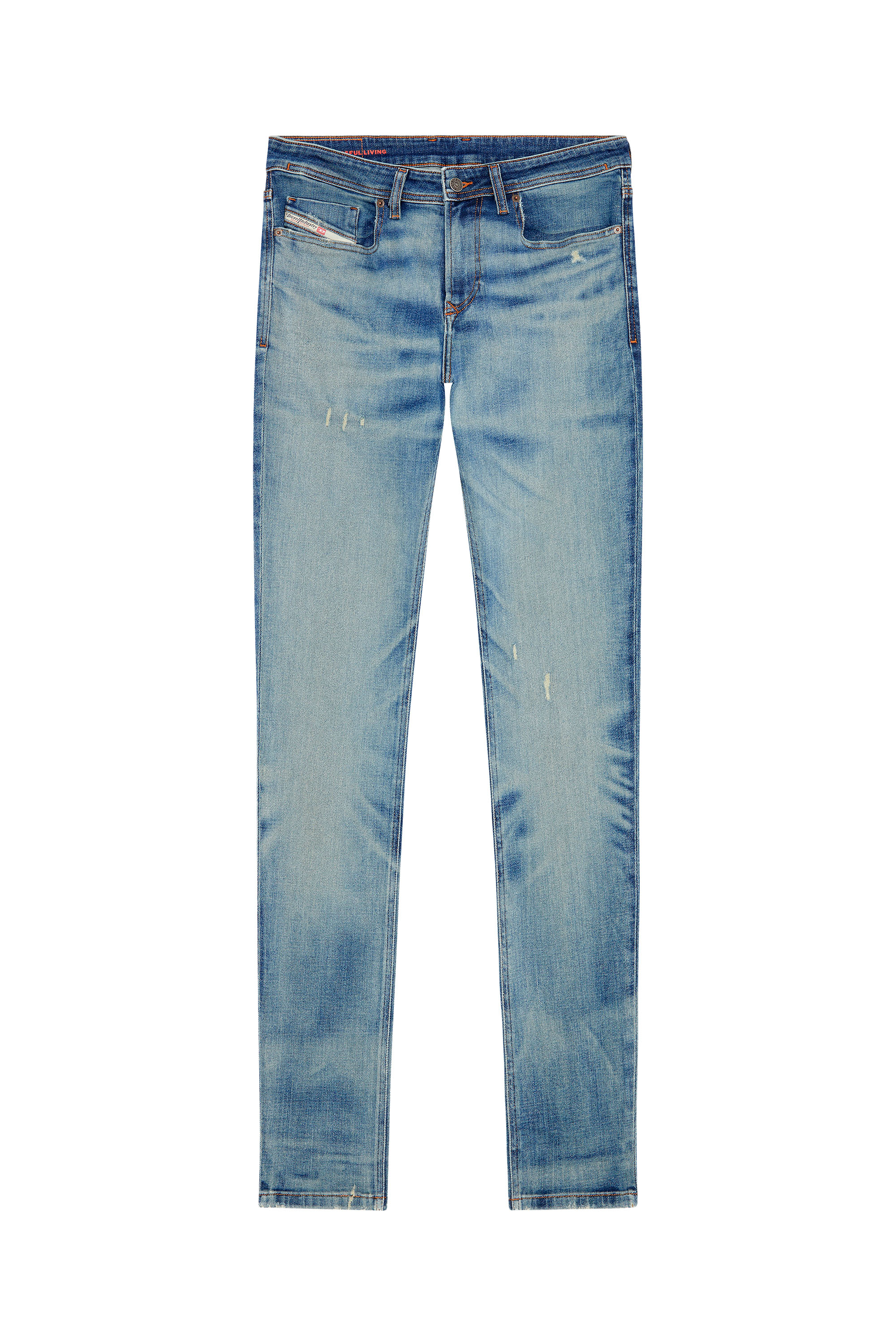 Diesel - 1979 Sleenker 0NFAM Skinny Jeans, Medium blue - Image 6