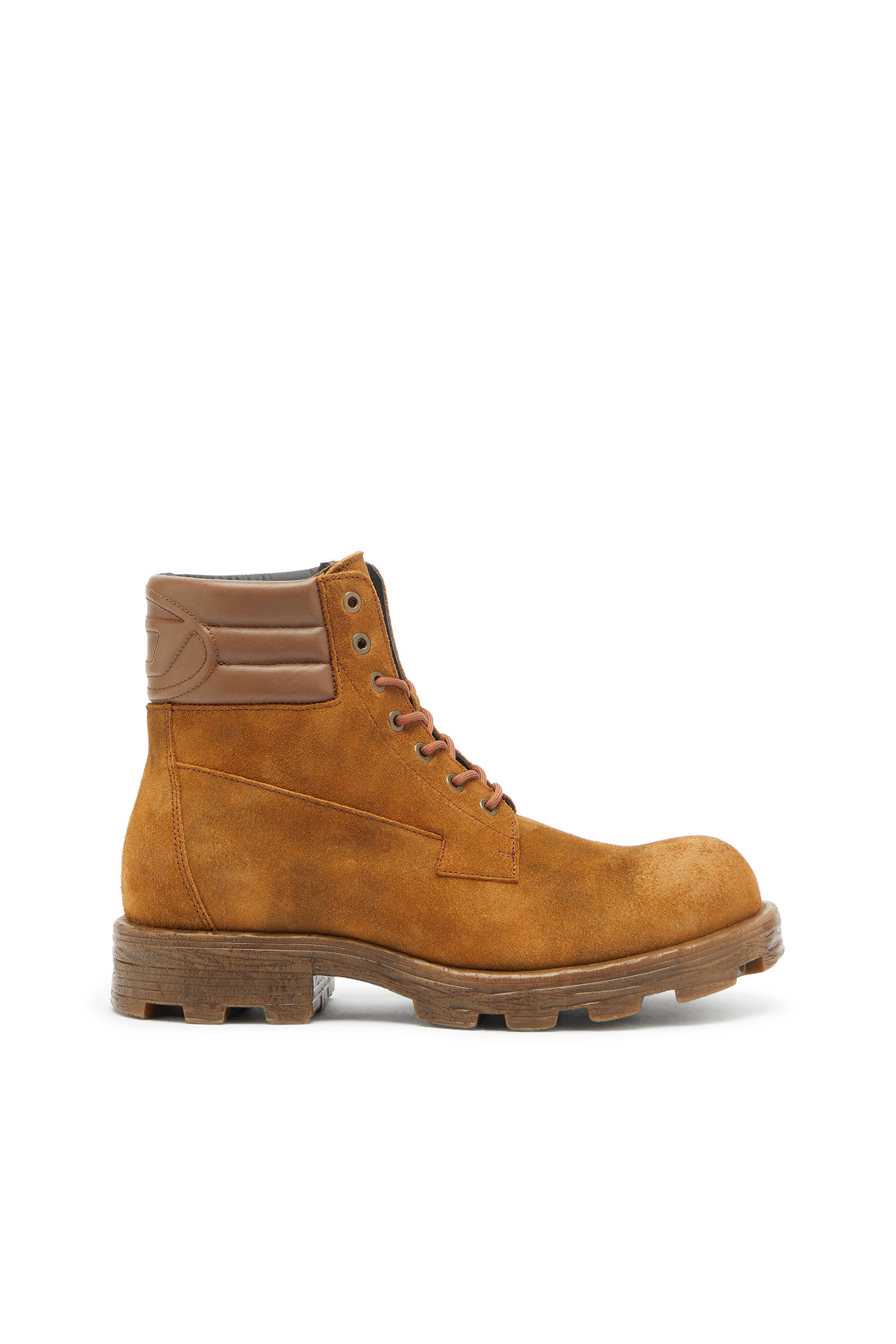 Diesel - D-HAMMER LACE UP, Man's D-Hammer - Combat boots in suede and leather in null - 1