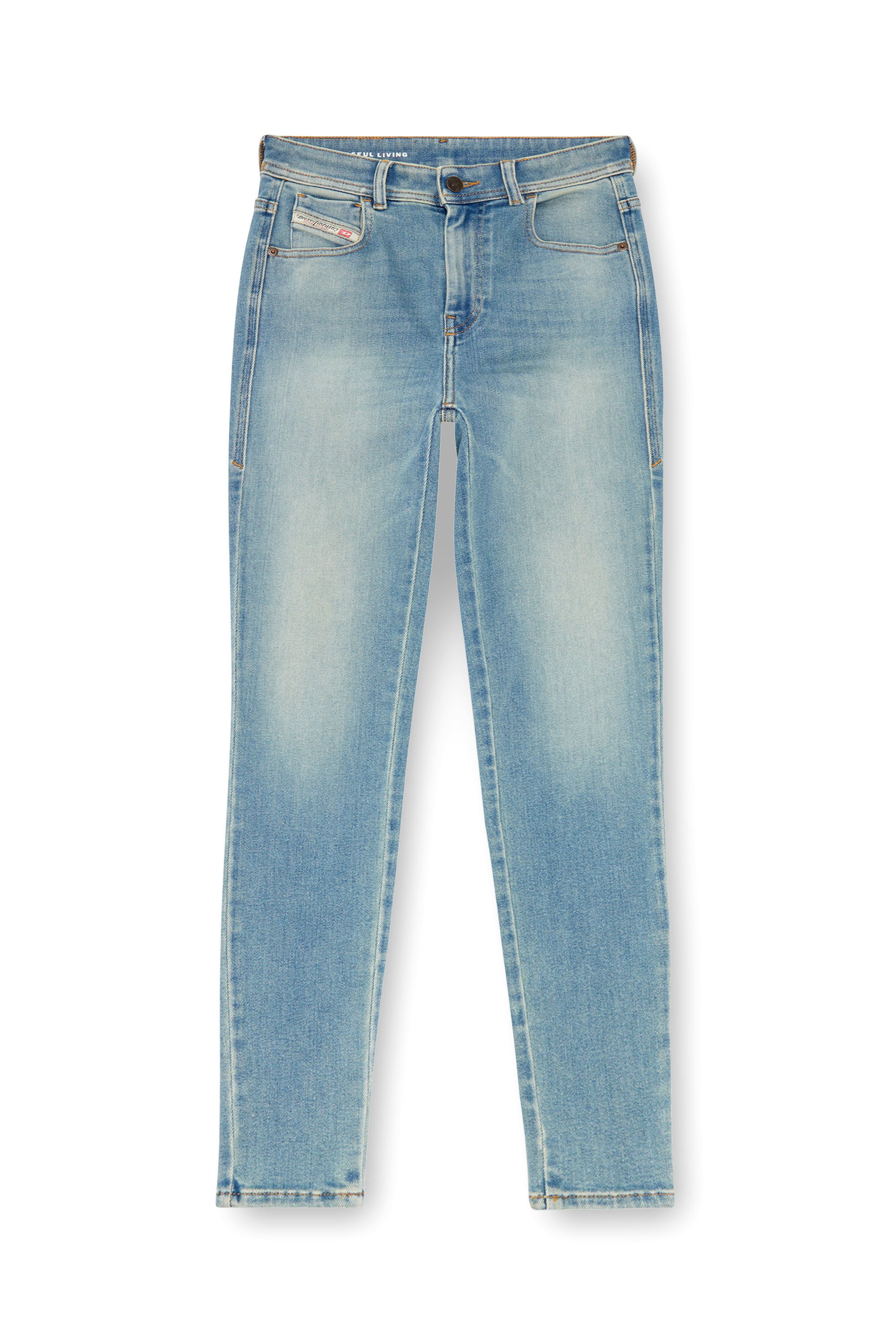 Diesel - Woman Super skinny Jeans 1984 Slandy-High 09J09, Light Blue - Image 3