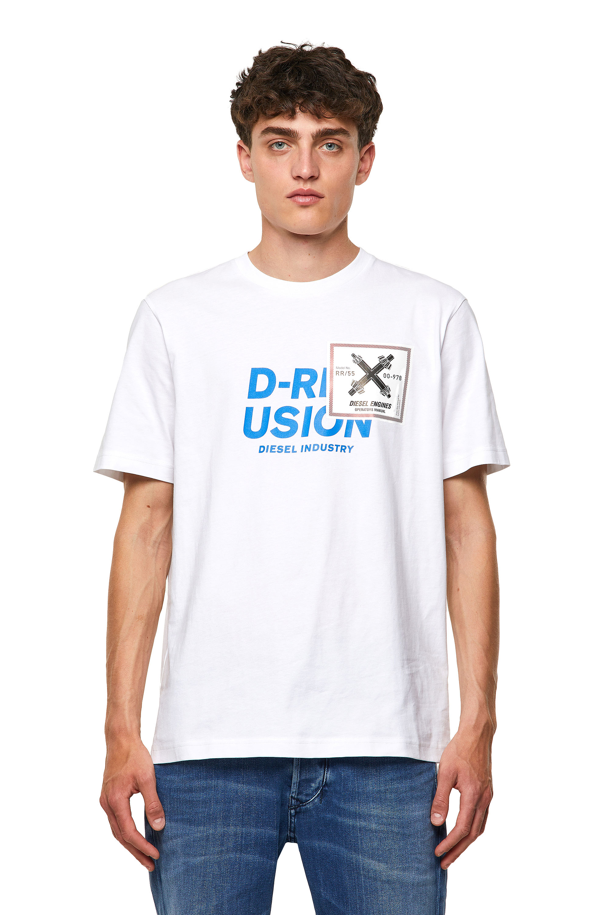 T-JUST-B62, White Diesel - T-JUST-B62, White - T-Shirts - Image 1