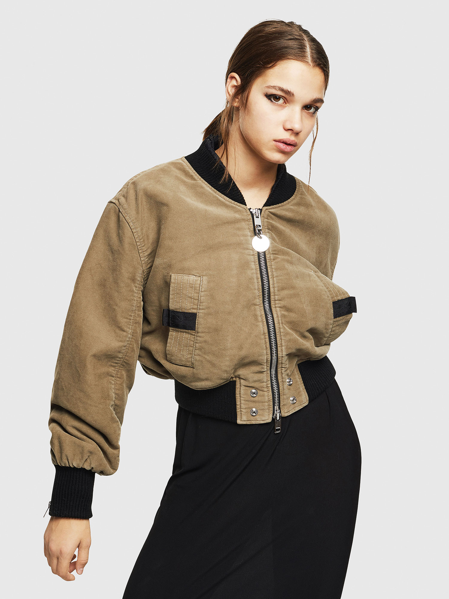 W-LESKY Women: Bomber jacket in cotton moleskin | Diesel
